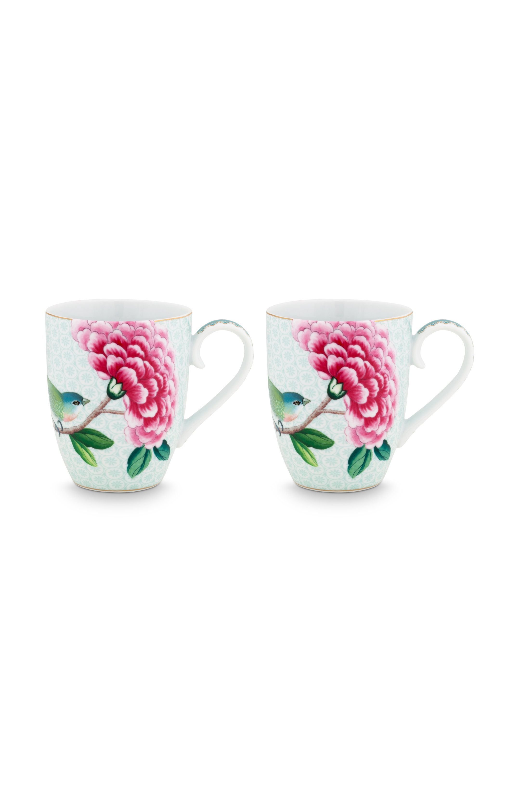 Набор кружек больших (2 шт.) Blushing Birds White ракурс 2