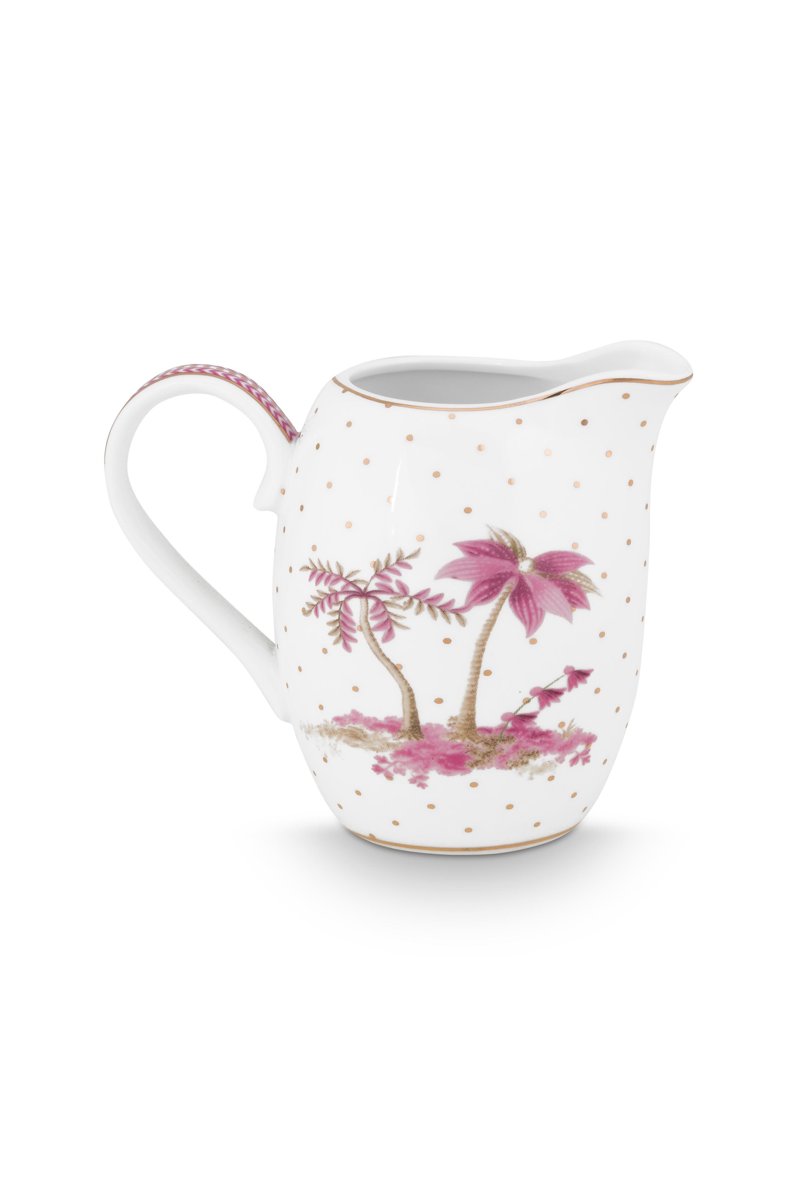 Молочник Jolie Dots Gold Pink ракурс 3