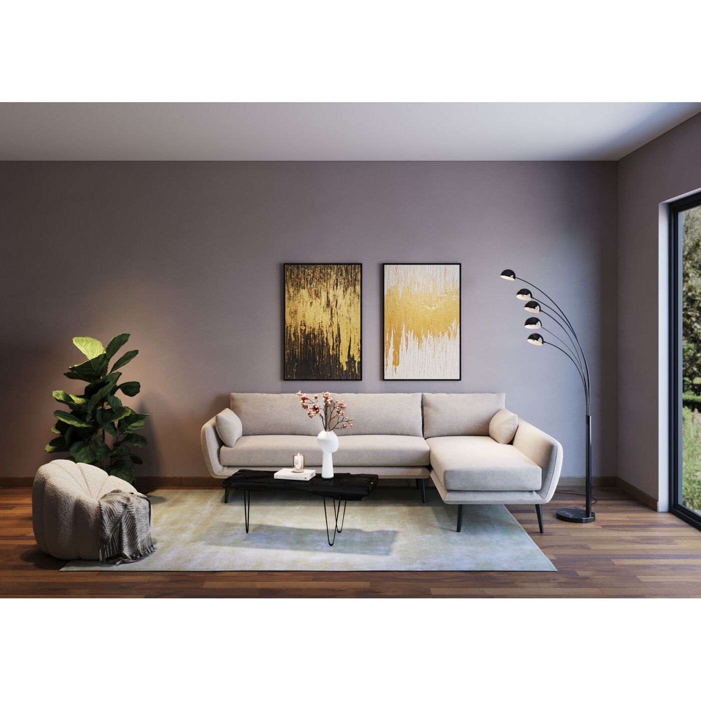 Стол кофейный Aspen Black ракурс 16
