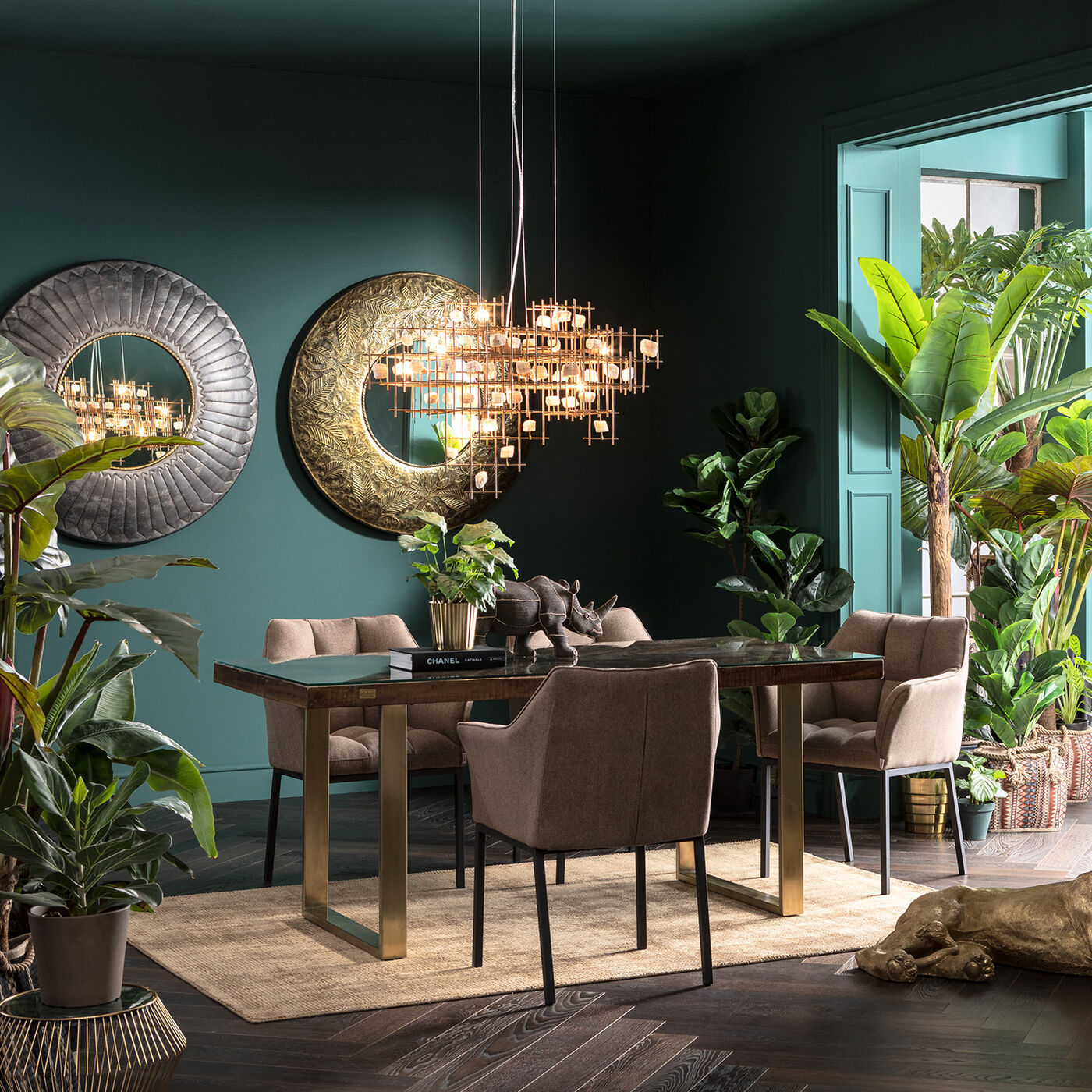 Растение декоративное Fiddle Leaf ракурс 5
