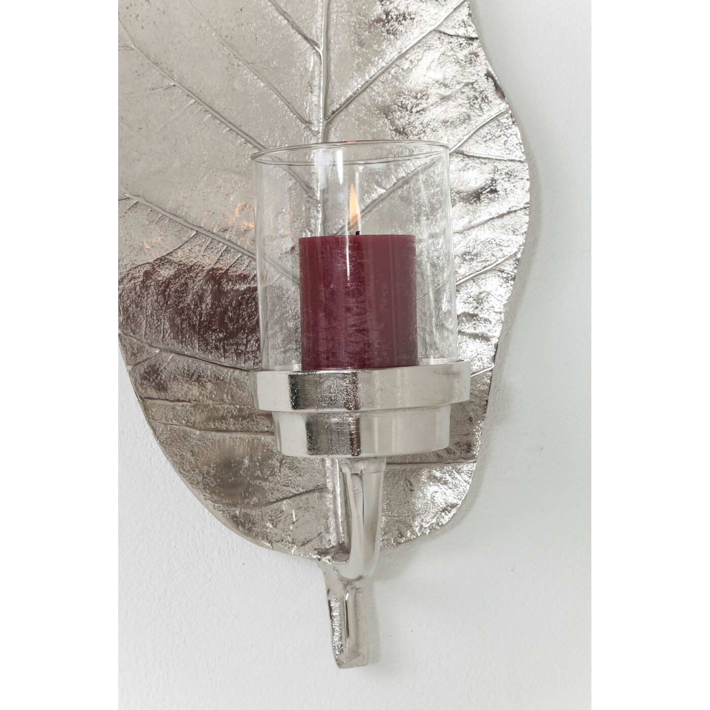 Подсвечник Leaf Silver ракурс 3