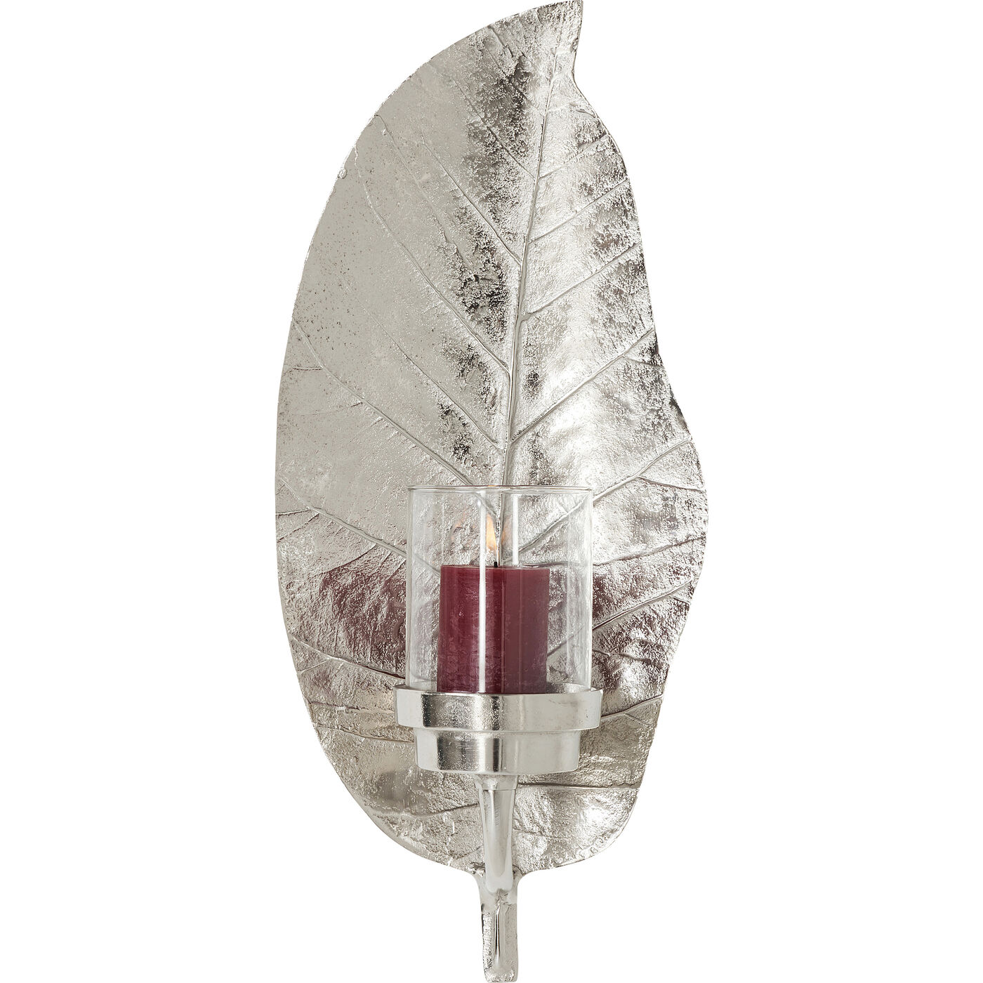 Подсвечник Leaf Silver ракурс 2