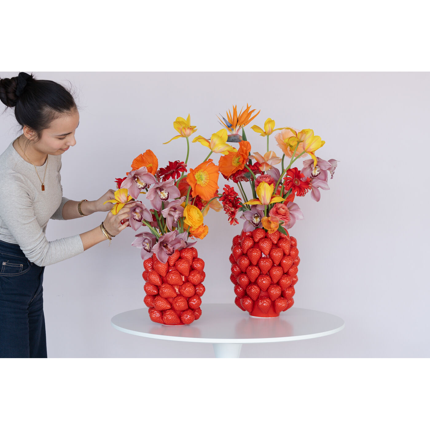 Ваза Strawberries Red ракурс 7