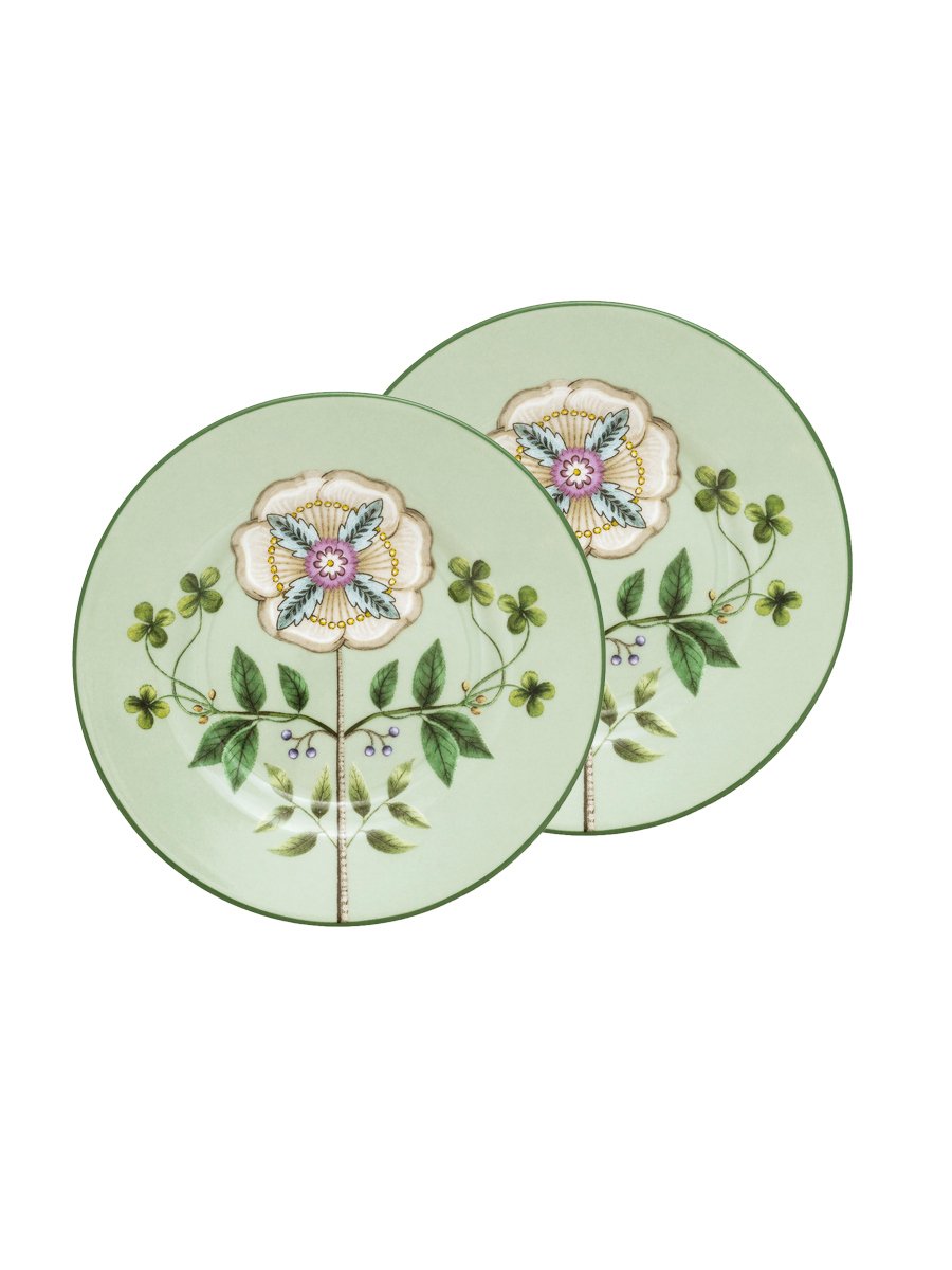 Набор блюдец (2 шт.) Lily&Lotus Light Green ракурс 2