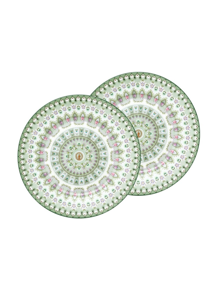 Набор тарелок (2 шт.) Lily&Lotus Moon Delight Light Green ракурс 2