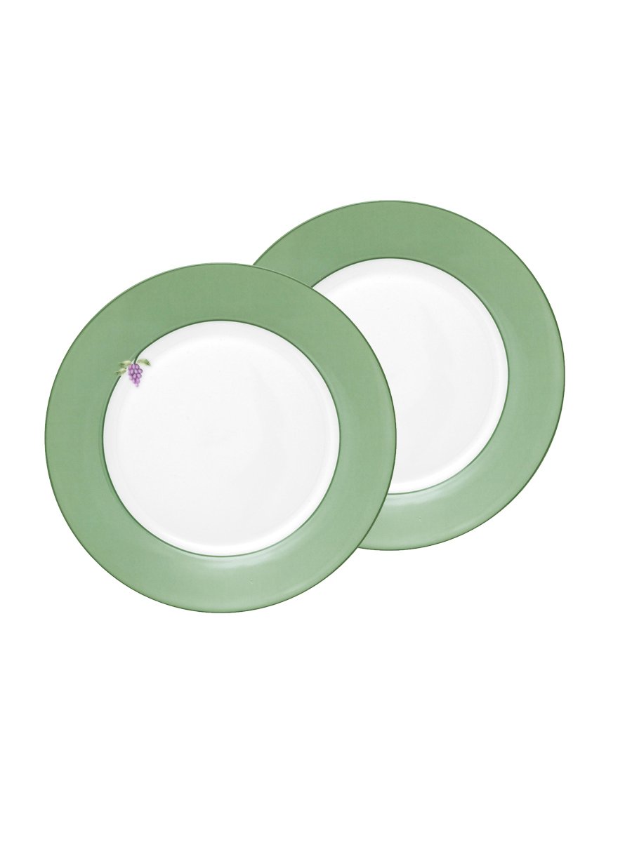 Набор тарелок (2 шт.) Lily&Lotus Uni Light Green ракурс 2