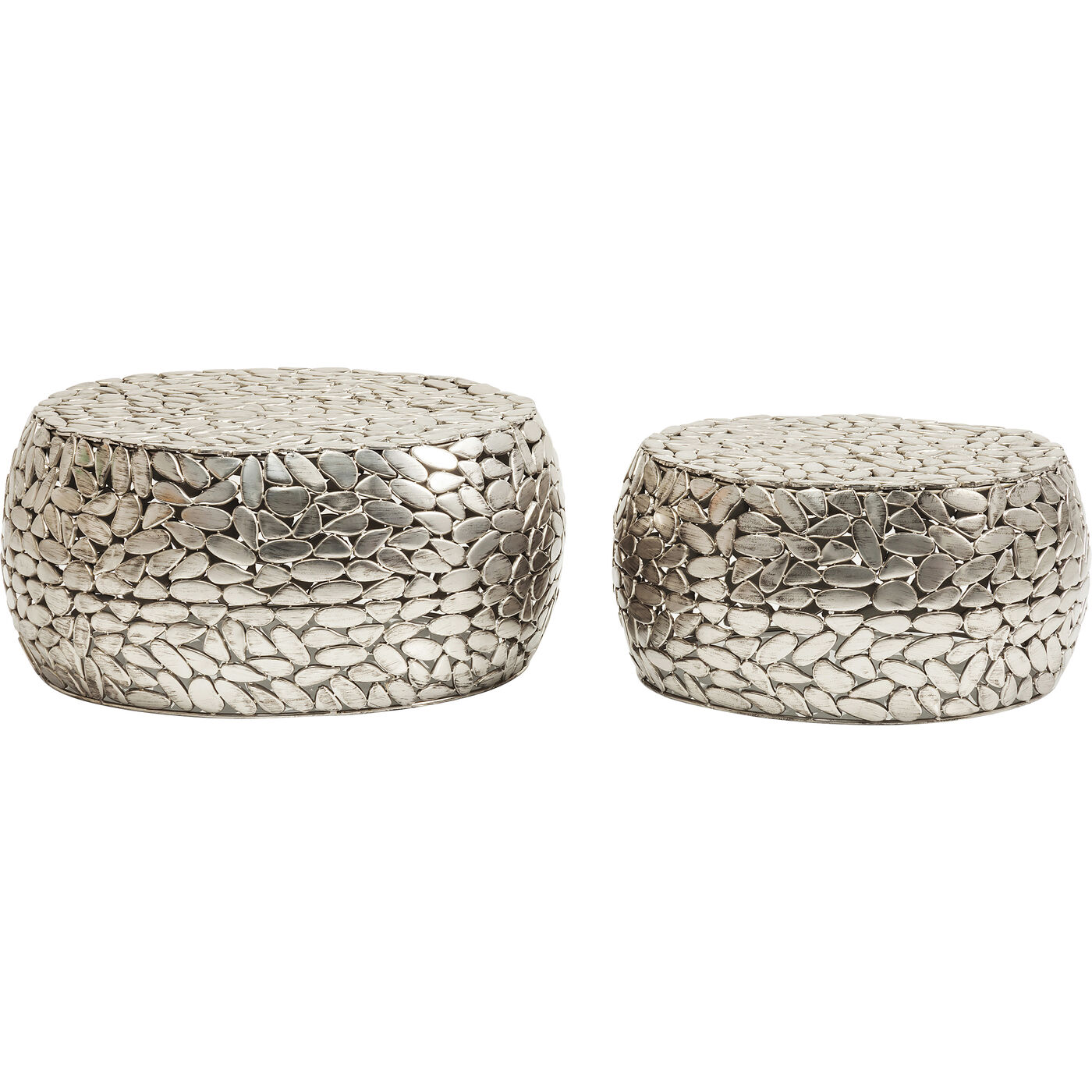 Стол кофейный Pebbles Deluxe Silver (2 шт.) ракурс 6