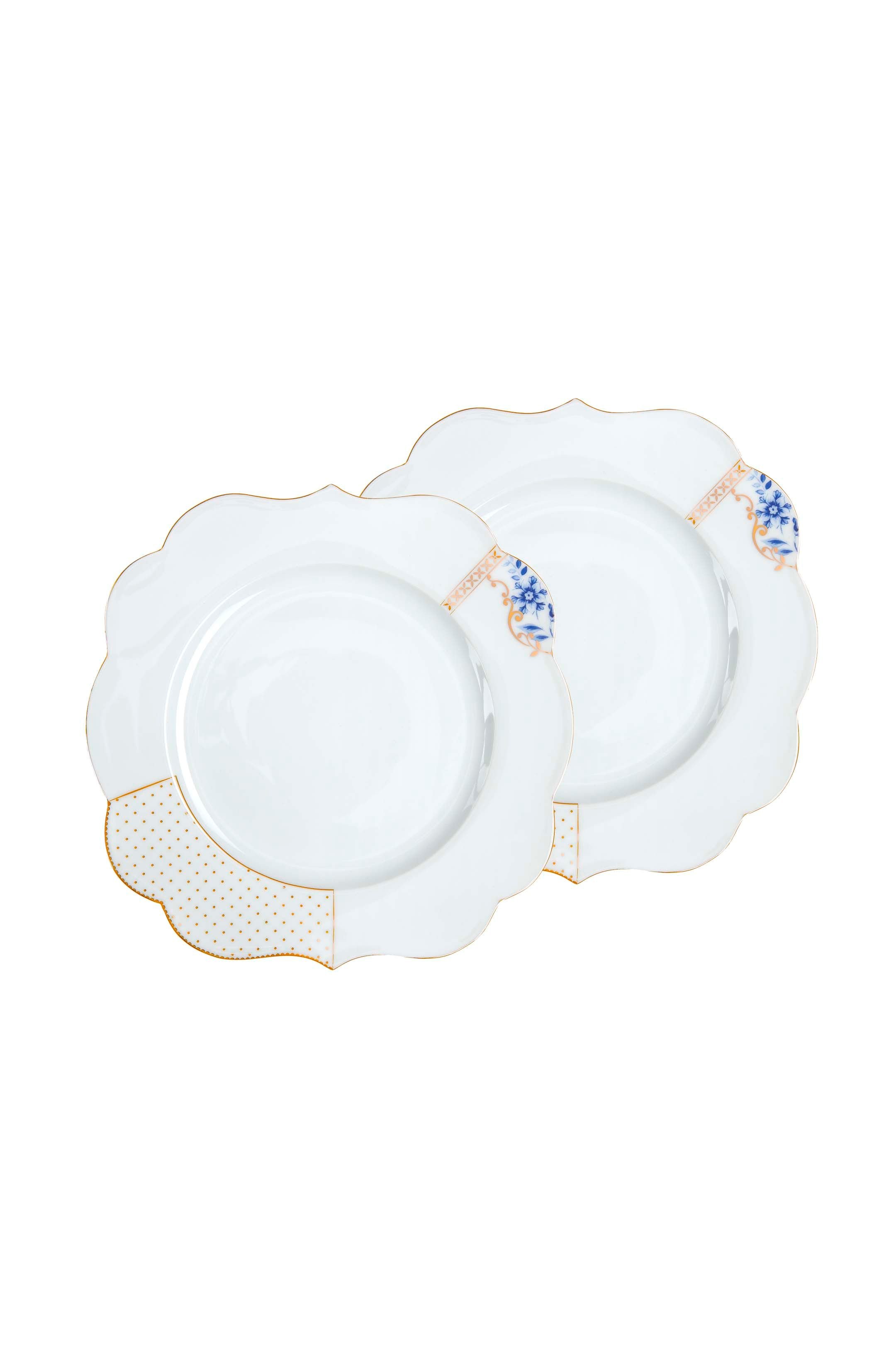 Набор тарелок (2 шт. по Ø28 см) Royal White ракурс 2