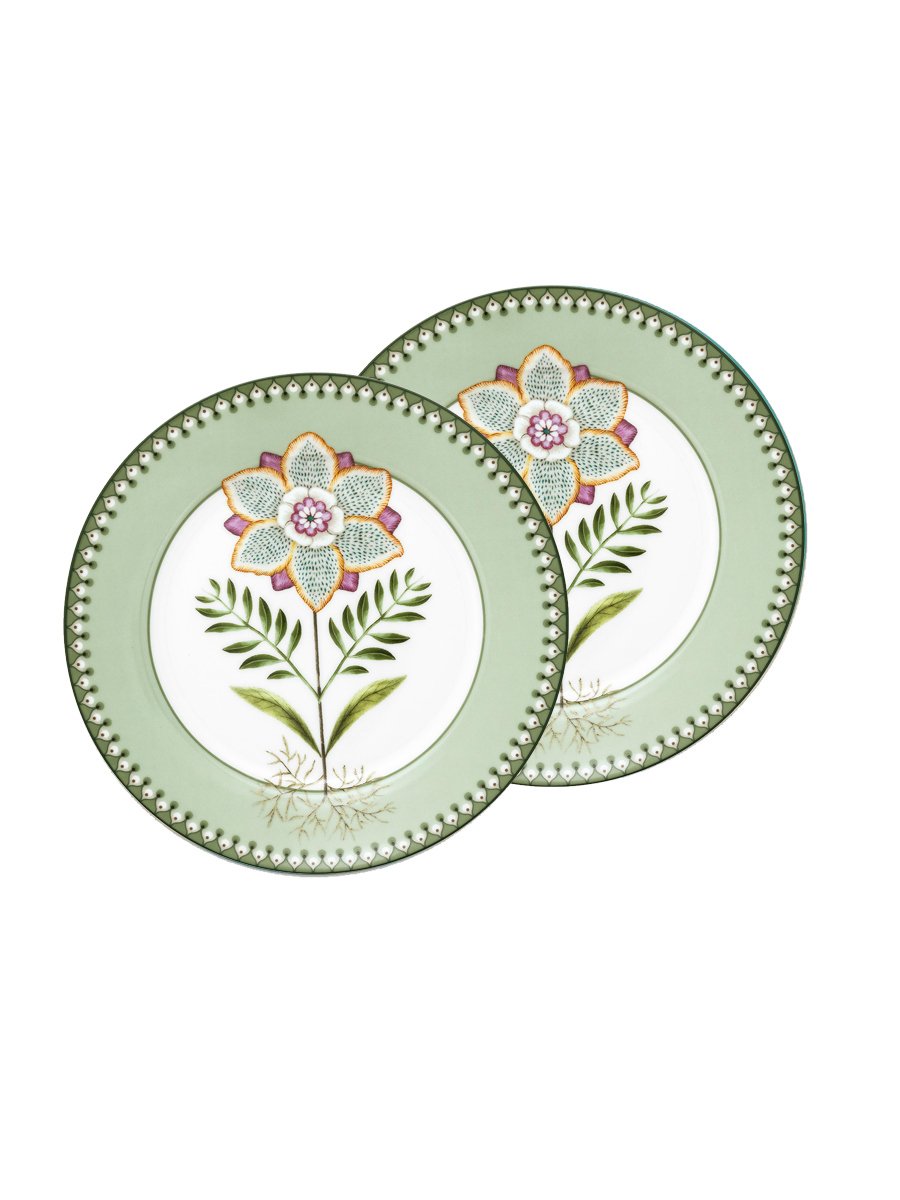 Набор тарелок (2 шт.) Lily&Lotus Light Green ракурс 2