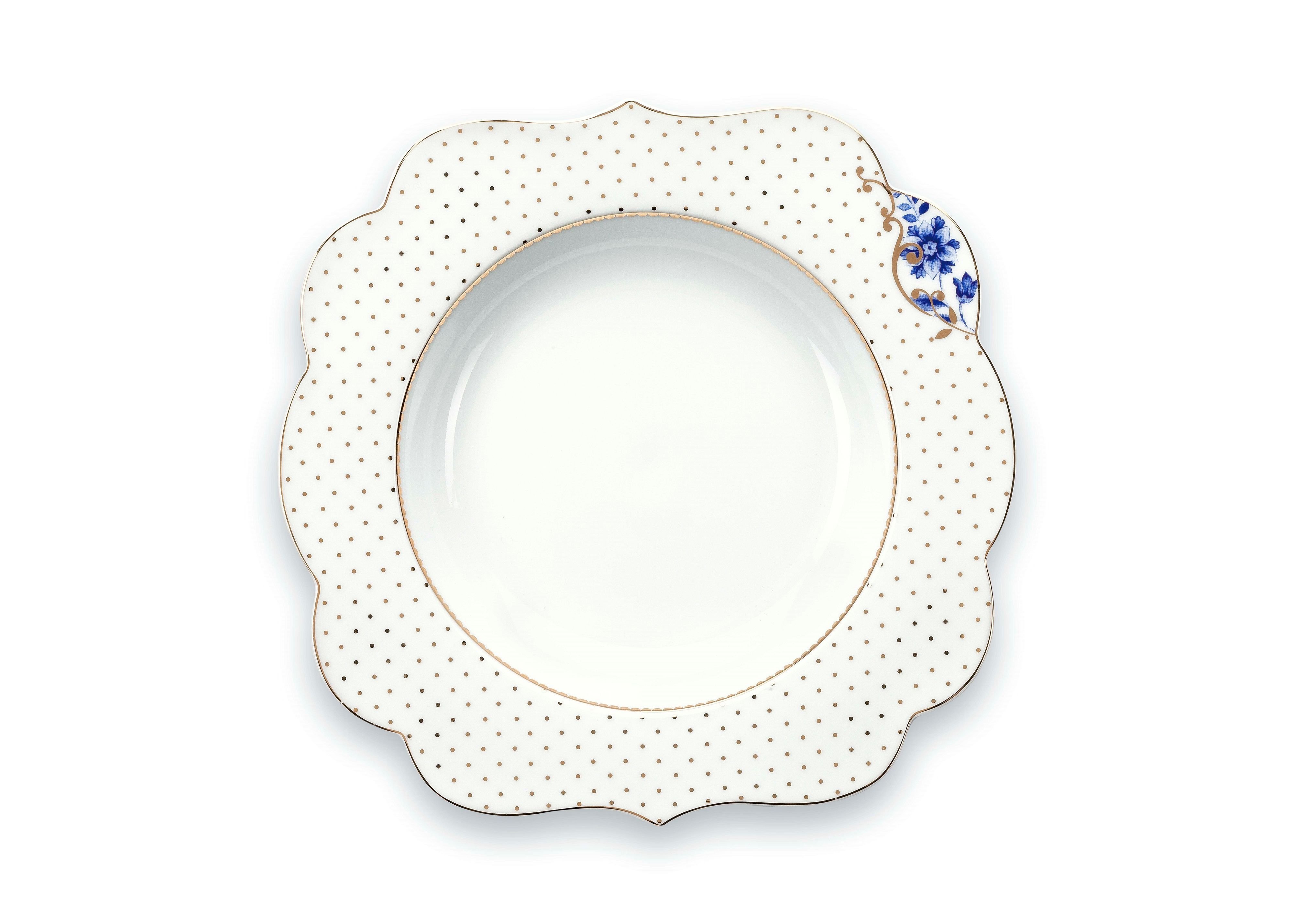 Набор тарелок глубоких (2 шт.) Royal White ракурс 2