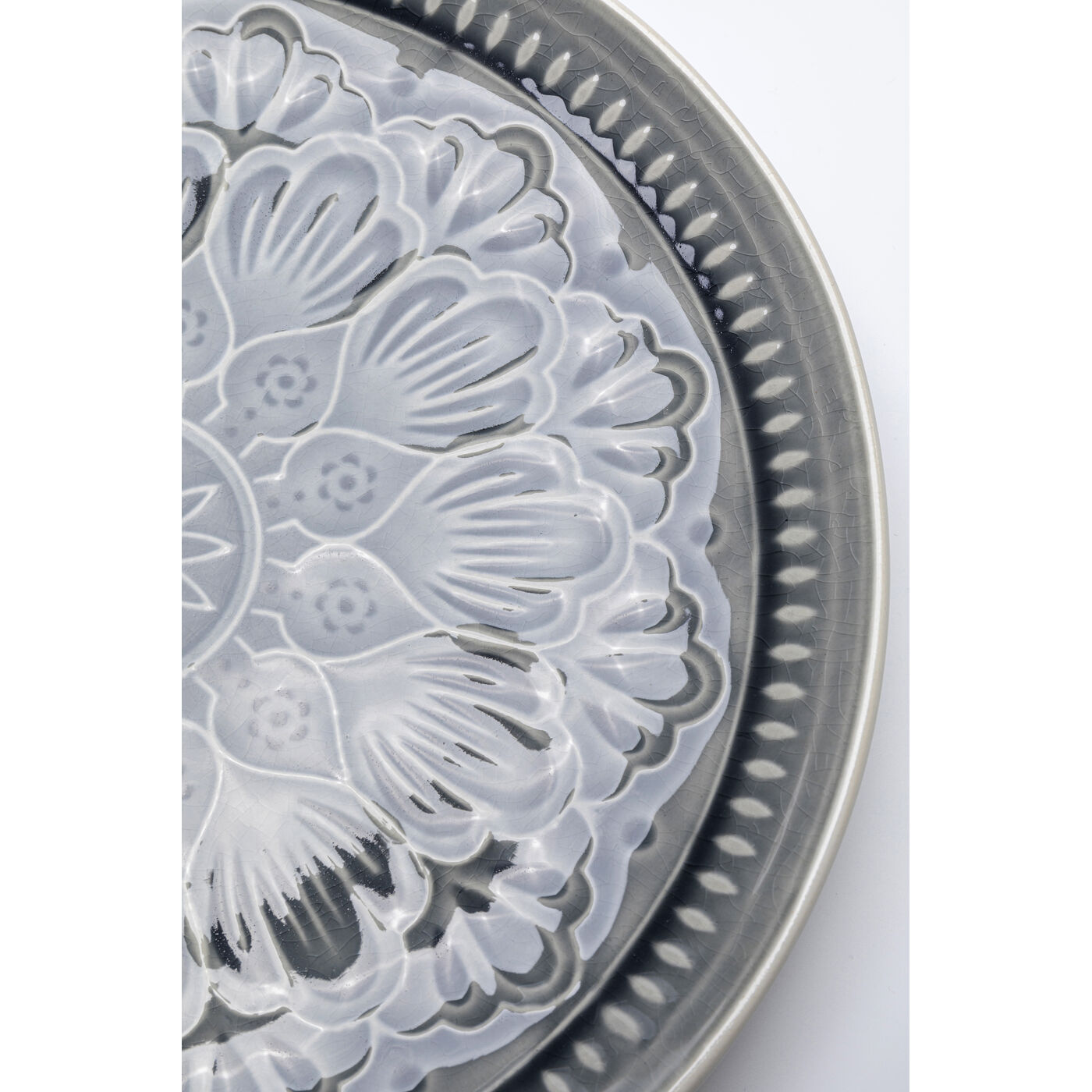 Тарелка Sicilia Mandala Grey ракурс 3