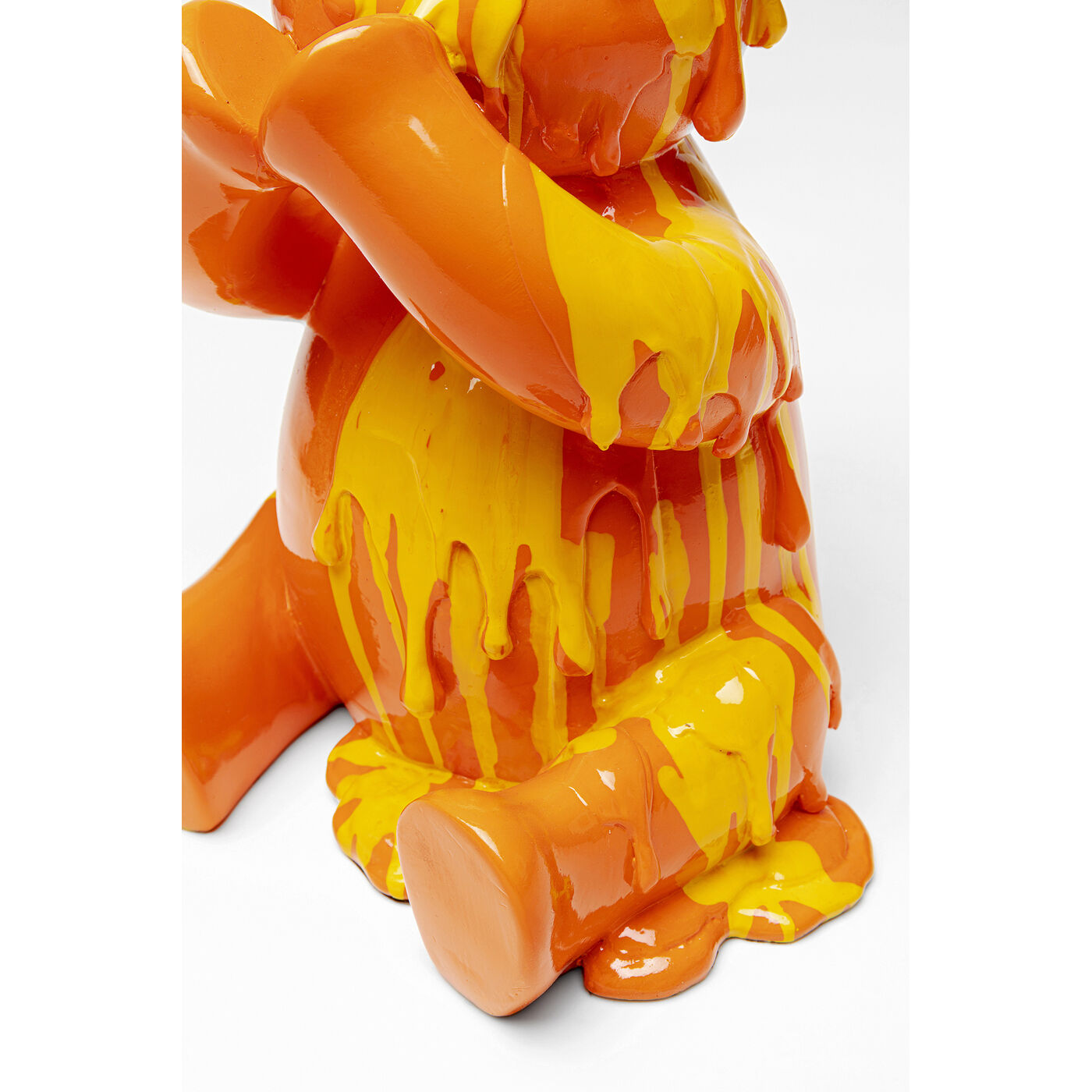 Фигура декоративная Sitting Gelato Bear Orange ракурс 5