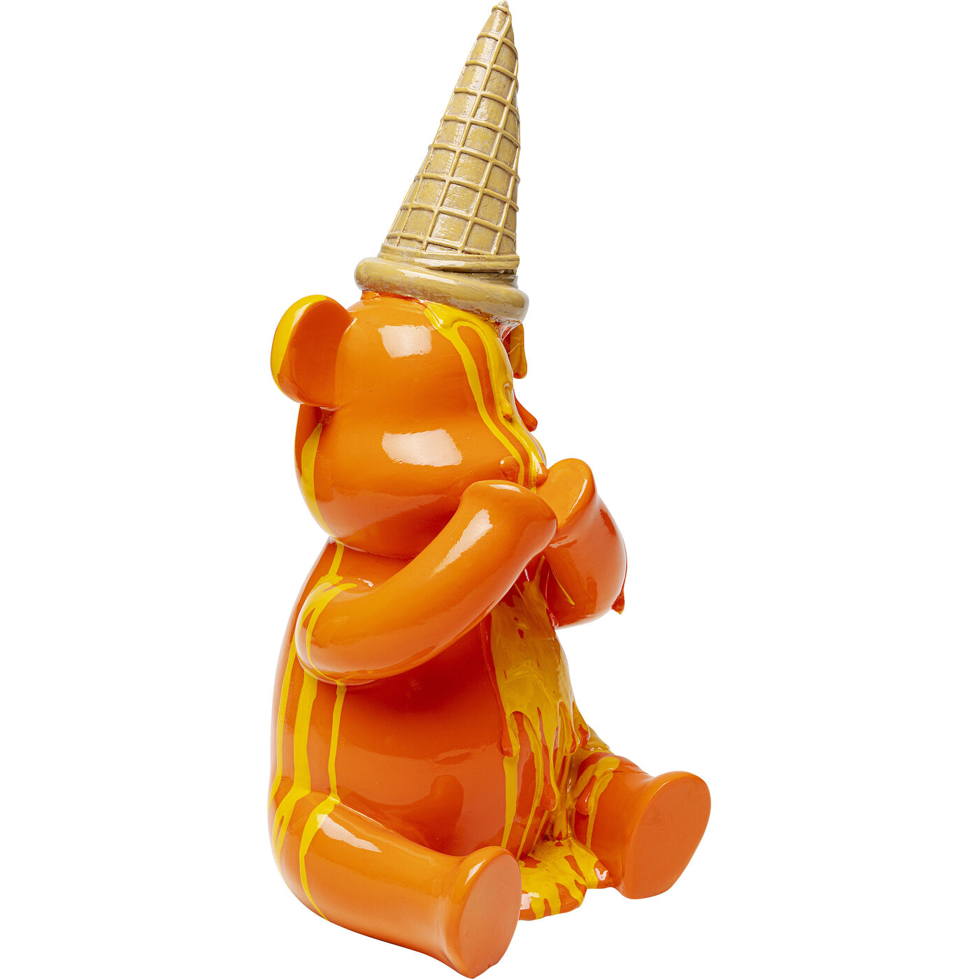 Фигура декоративная Sitting Gelato Bear Orange ракурс 6