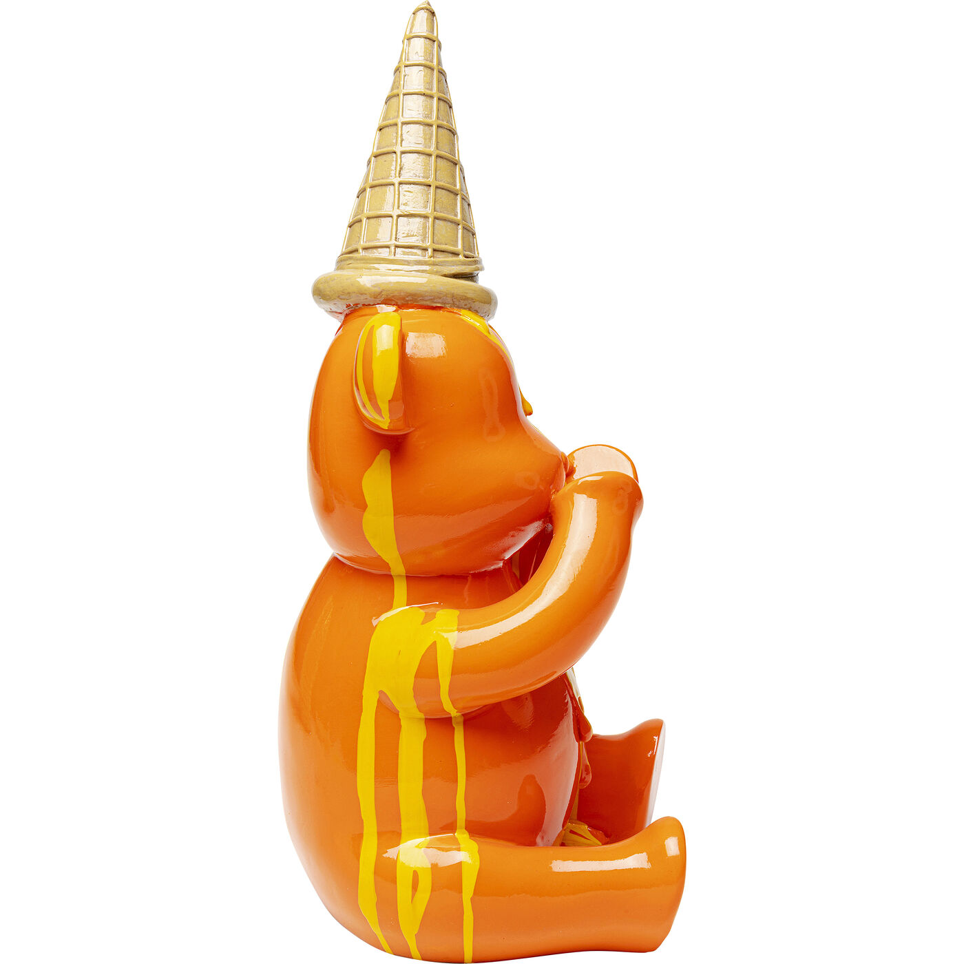 Фигура декоративная Sitting Gelato Bear Orange ракурс 7
