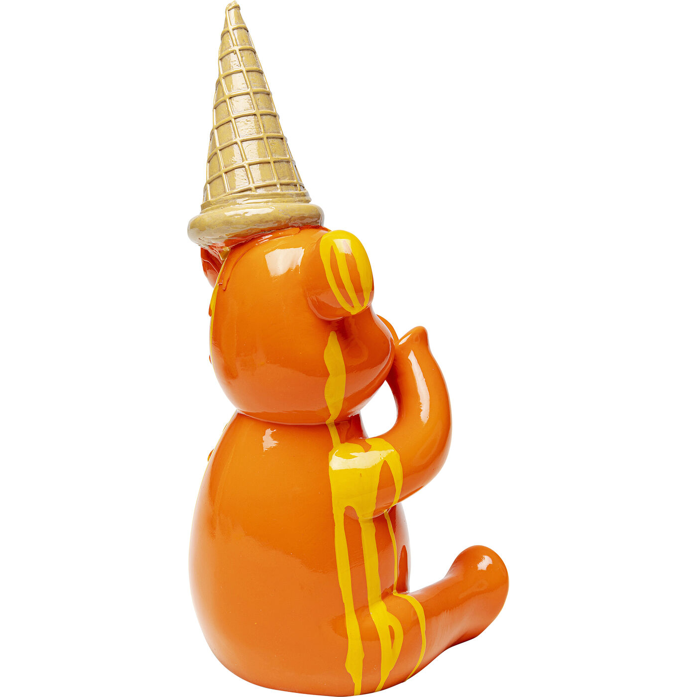 Фигура декоративная Sitting Gelato Bear Orange ракурс 8