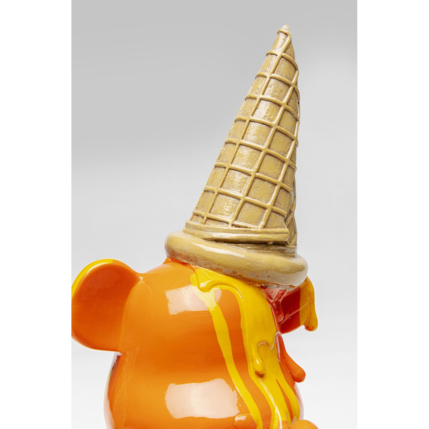 Фигура декоративная Sitting Gelato Bear Orange ракурс 4