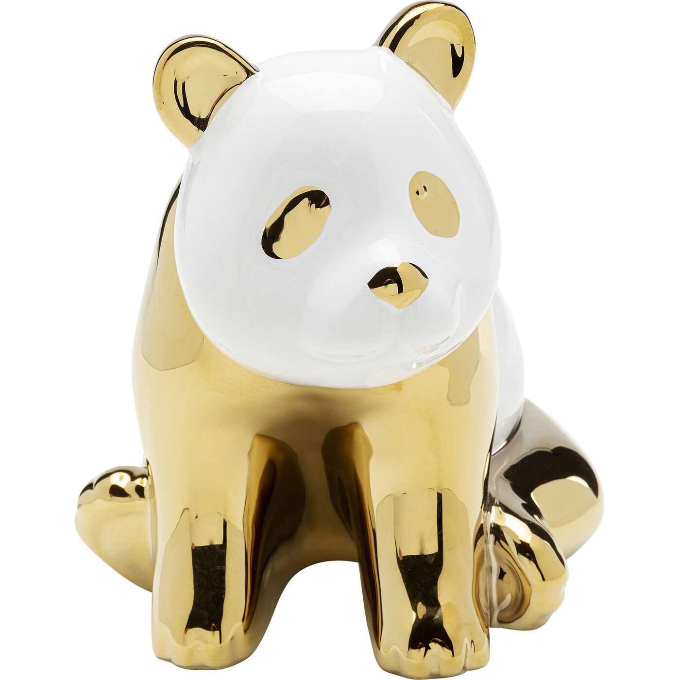 Фигура декоративная Sitting Panda Gold ракурс 2