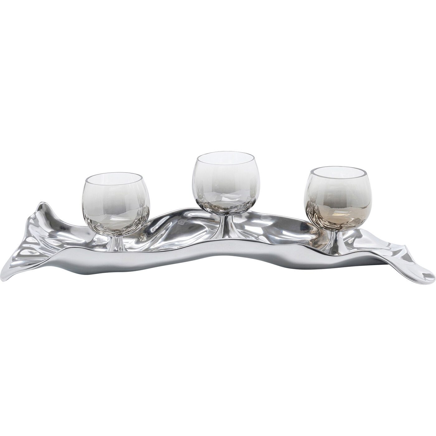 Подсвечник Holder 3 Jade Silver ракурс 2