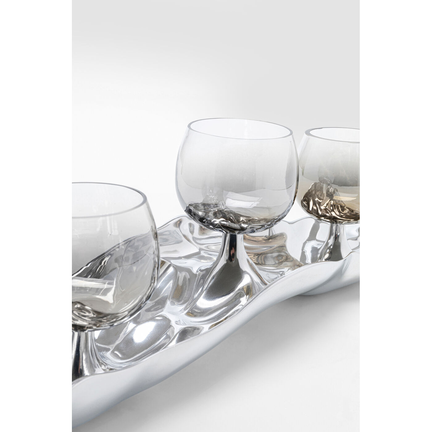 Подсвечник Holder 3 Jade Silver, 58 см