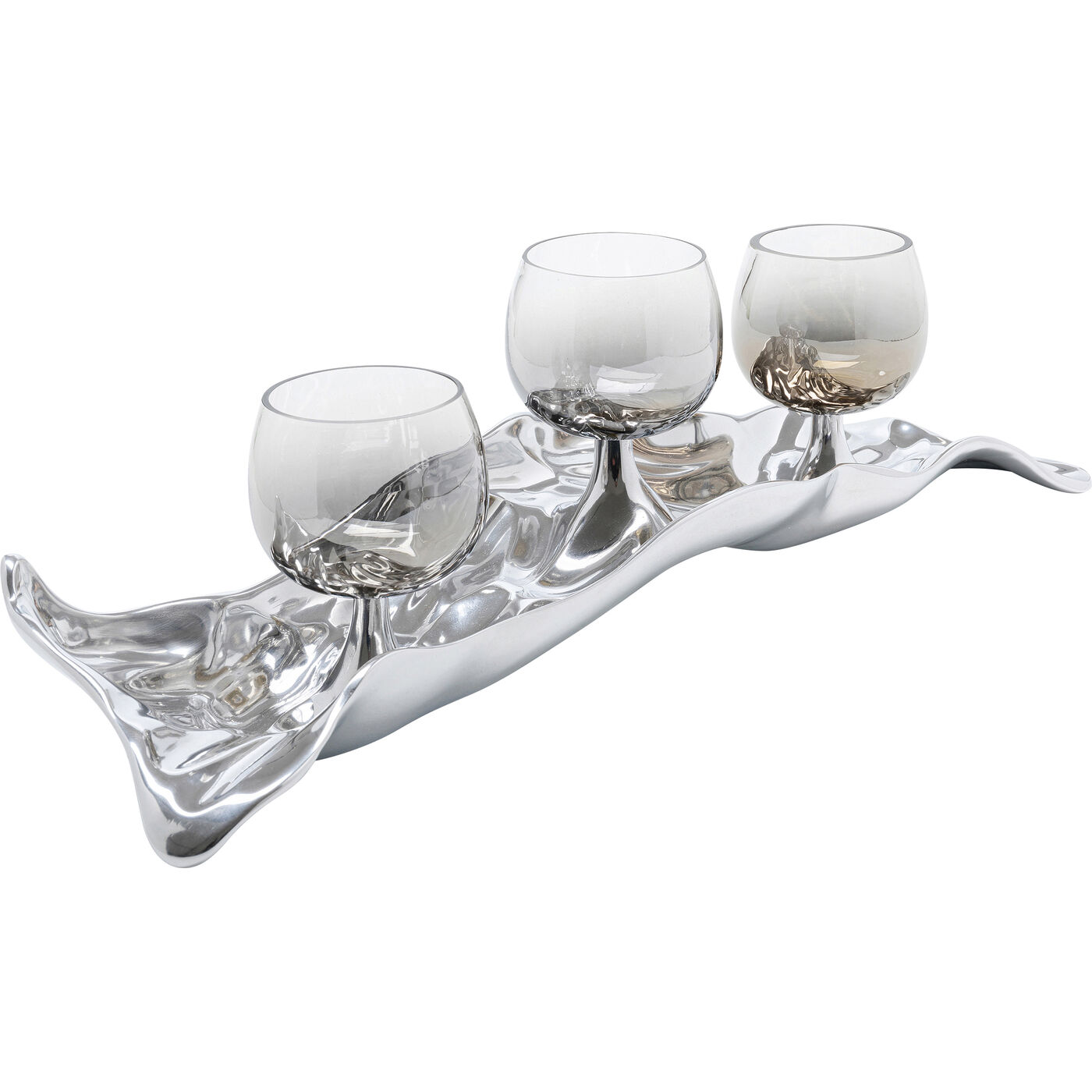 Подсвечник Holder 3 Jade Silver ракурс 5