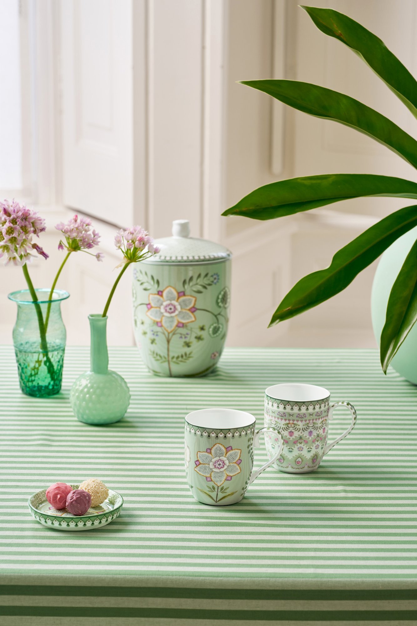 Набор кружек маленьких (2 шт.) Lily&Lotus Light Green, 200 мл
