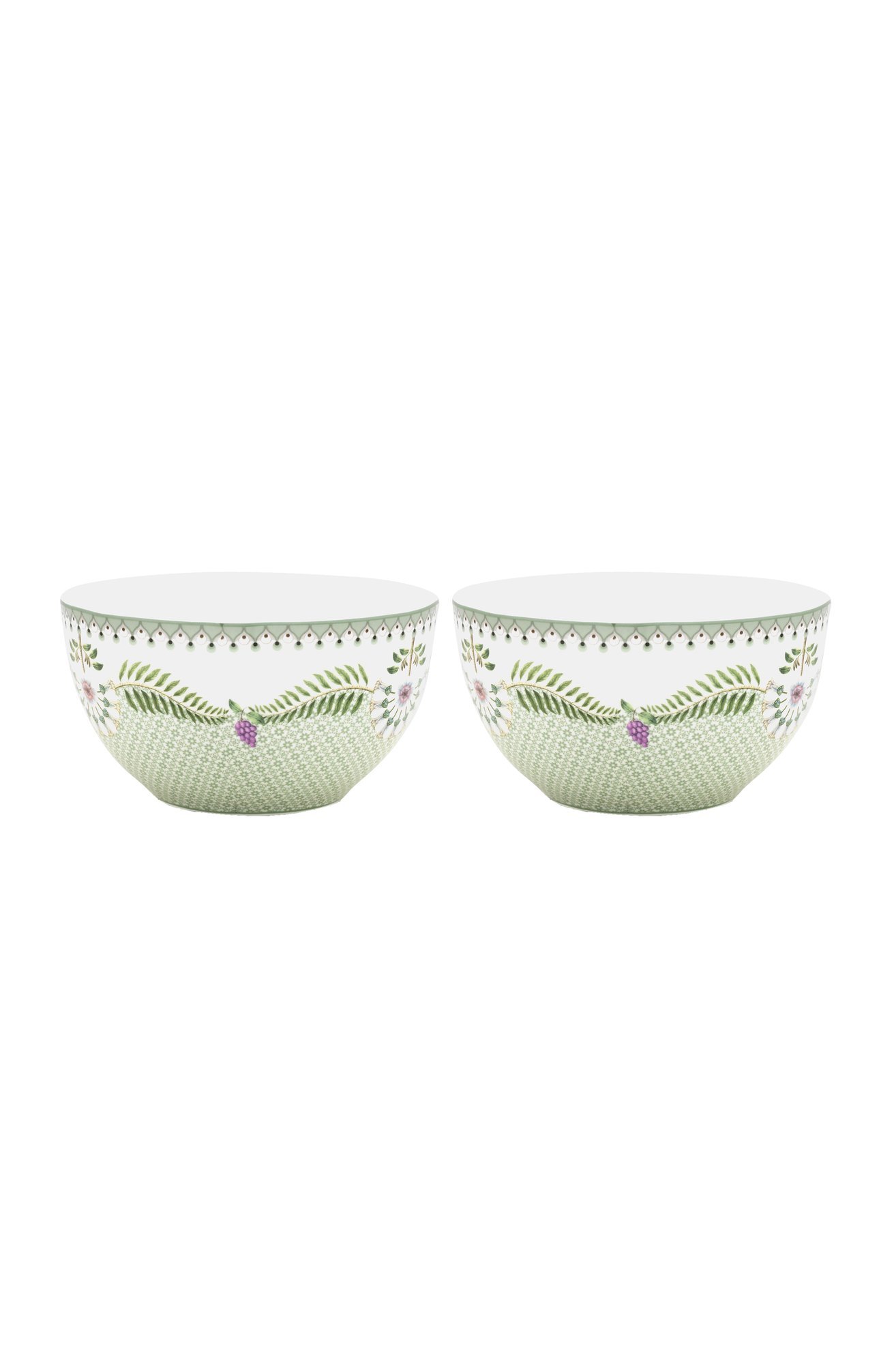 Набор пиал (2 шт.) Lily&Lotus Tiles Light Green ракурс 2