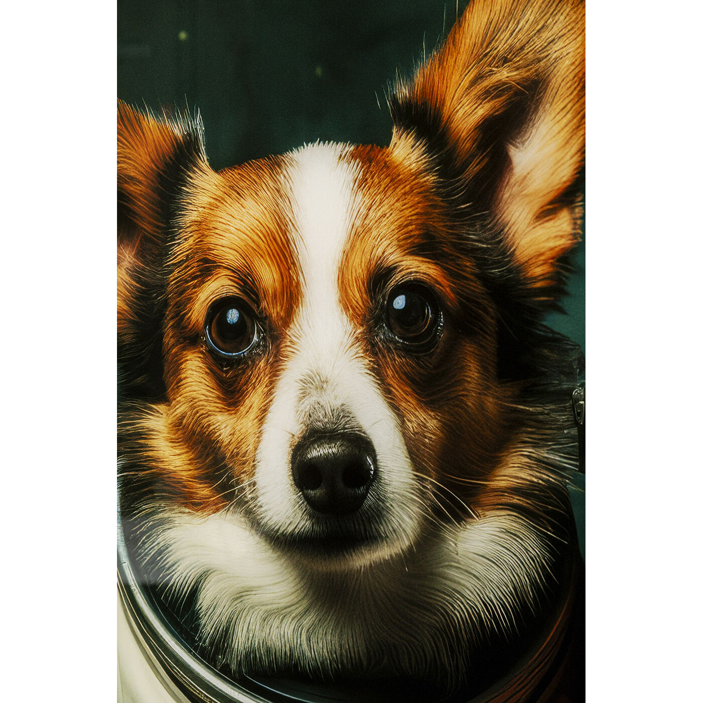 Картина стеклянная Astronauts Dogs ракурс 3