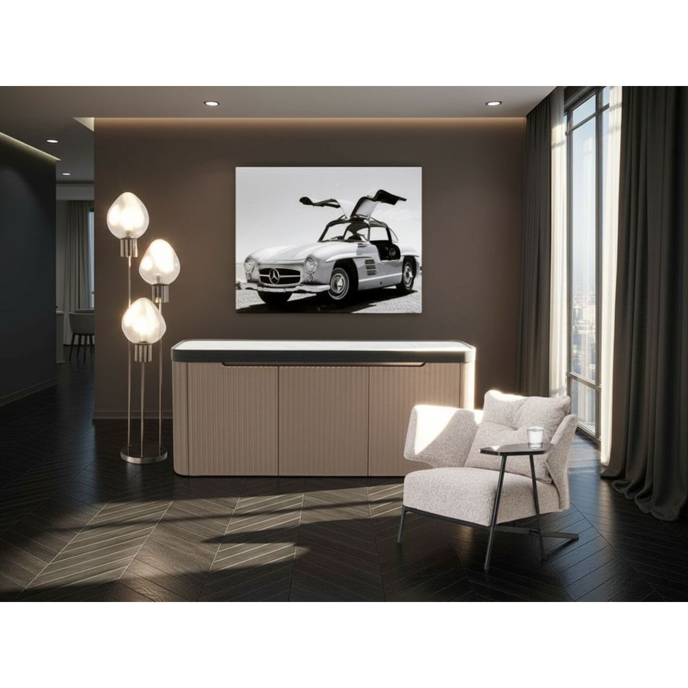 Картина стеклянная Automotive Beauty ракурс 6