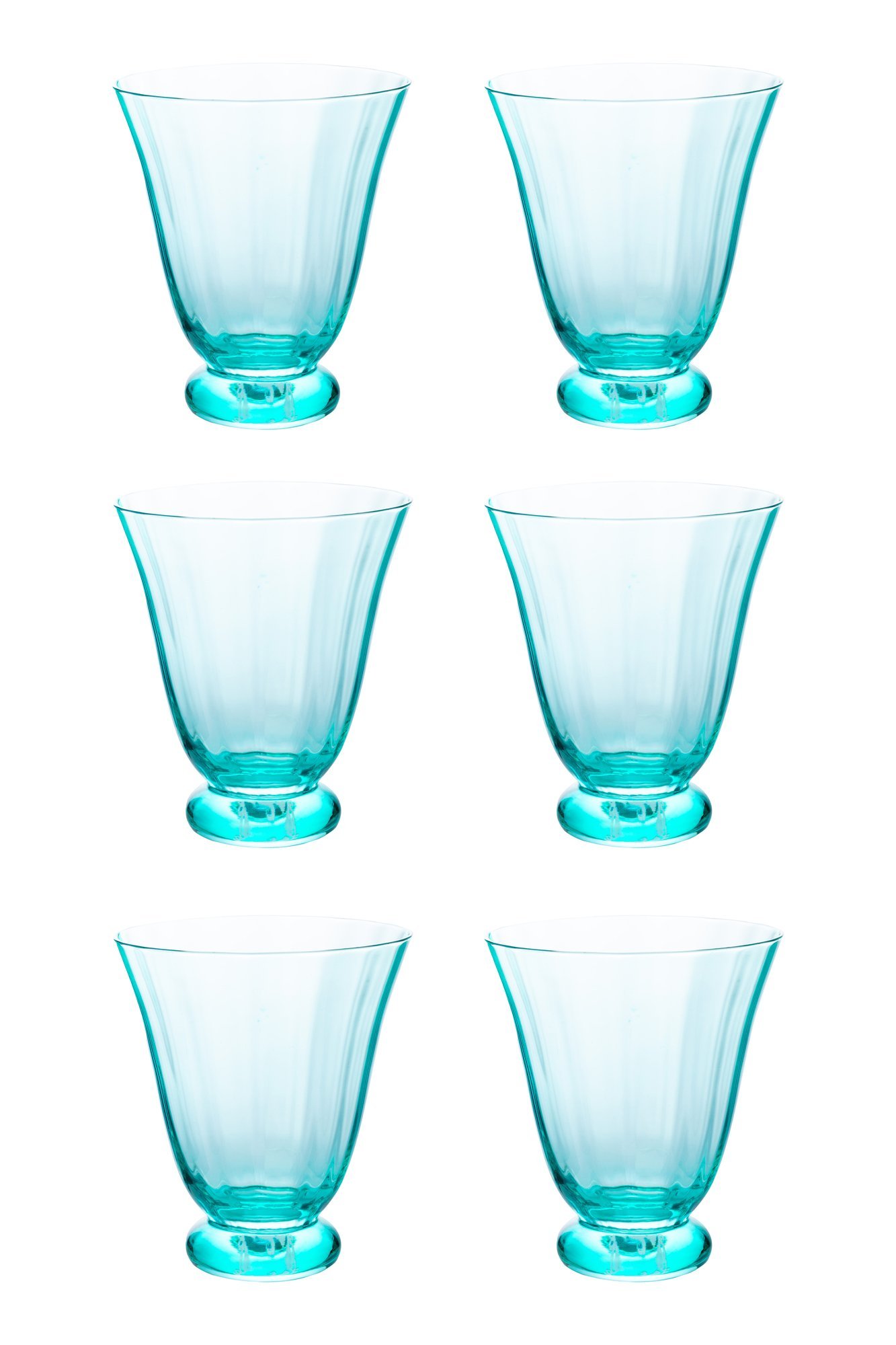 Набор стаканов для воды (6 шт.) Tulip Blue ракурс 2