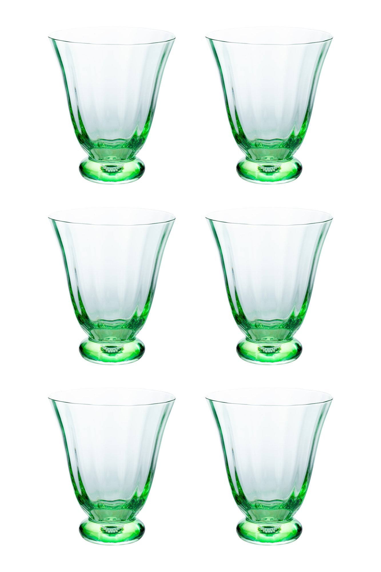 Набор стаканов для воды (6 шт.) Tulip Green ракурс 2