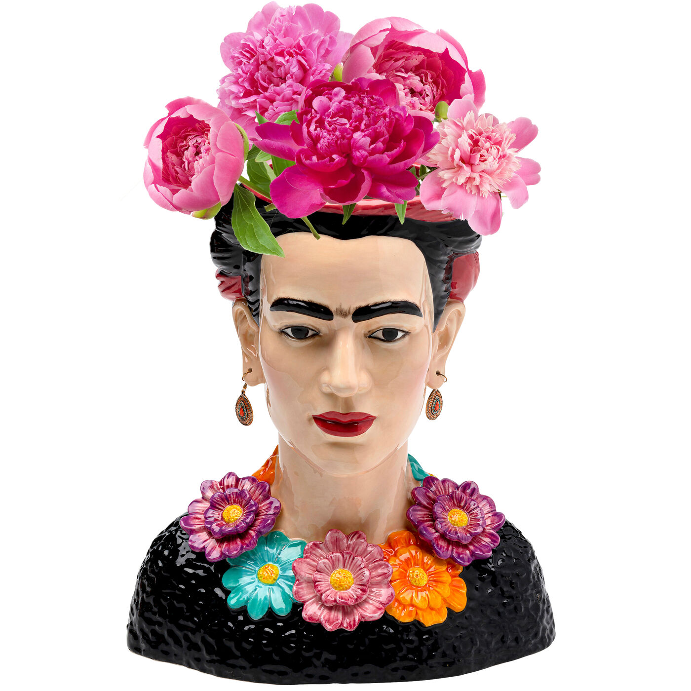 Ваза Frida Flowers Фрида Кало с цветами ракурс 2