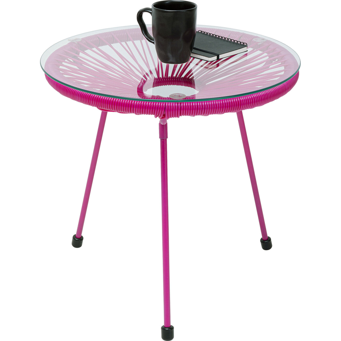 Стол приставной Acapulco Mono Pink ракурс 4