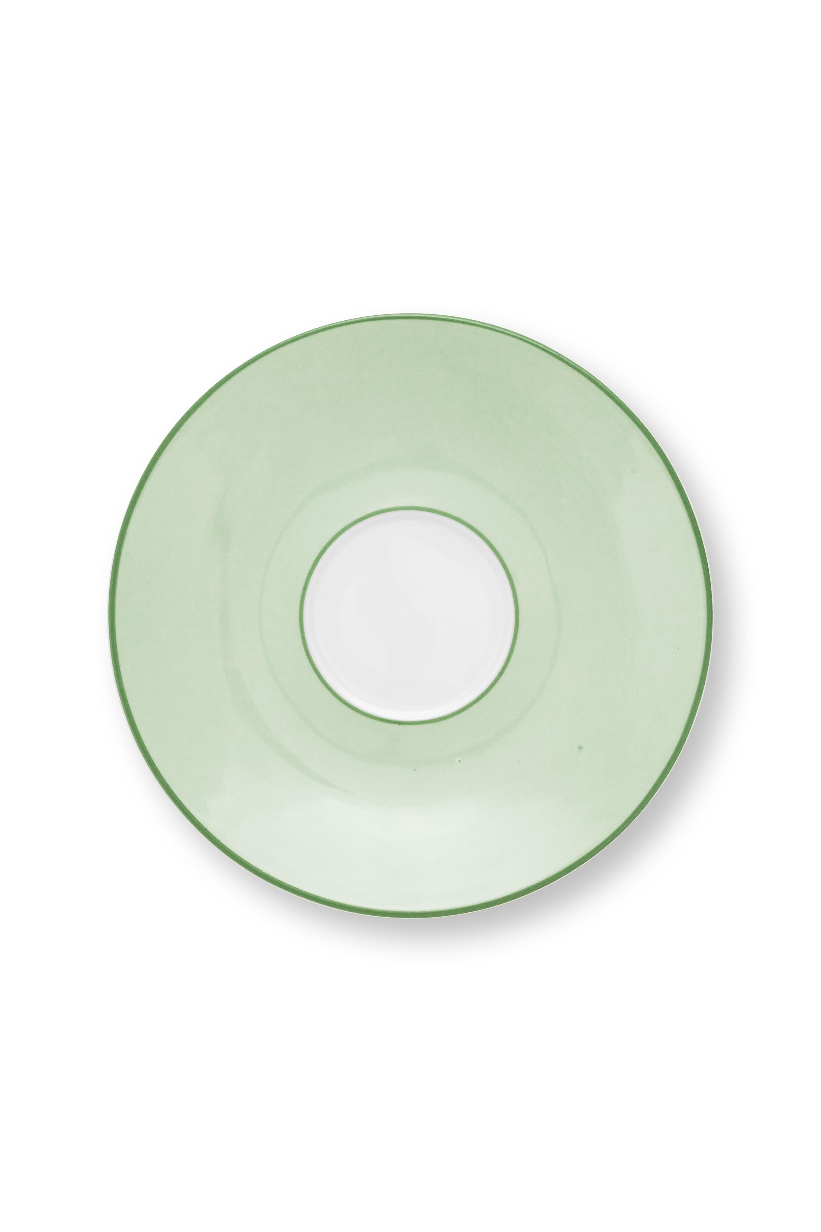 Набор чашек для эспрессо с блюдцами (4 пр.) Lily&Lotus Light Green ракурс 6