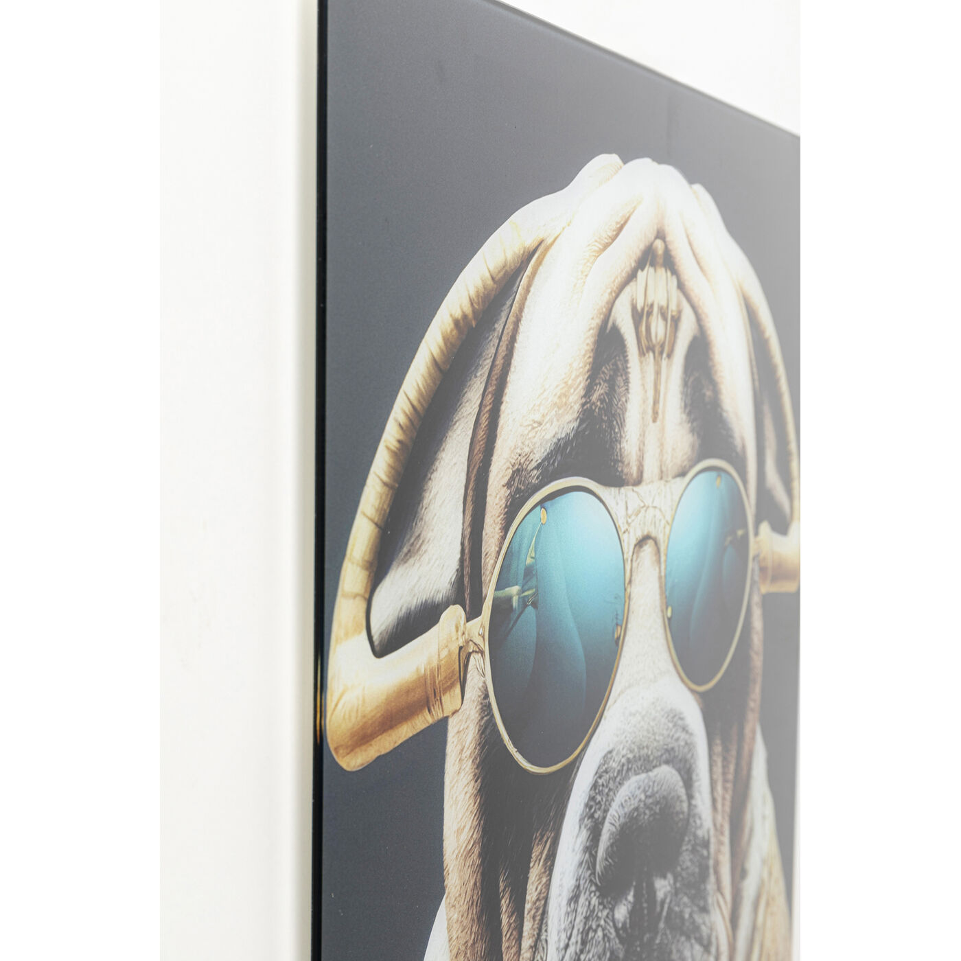 Картина стеклянная Fashion Dog ракурс 2
