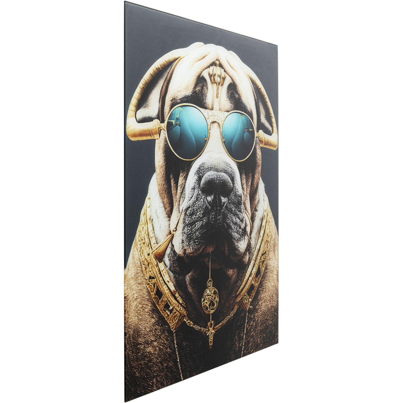 Картина стеклянная Fashion Dog ракурс 5