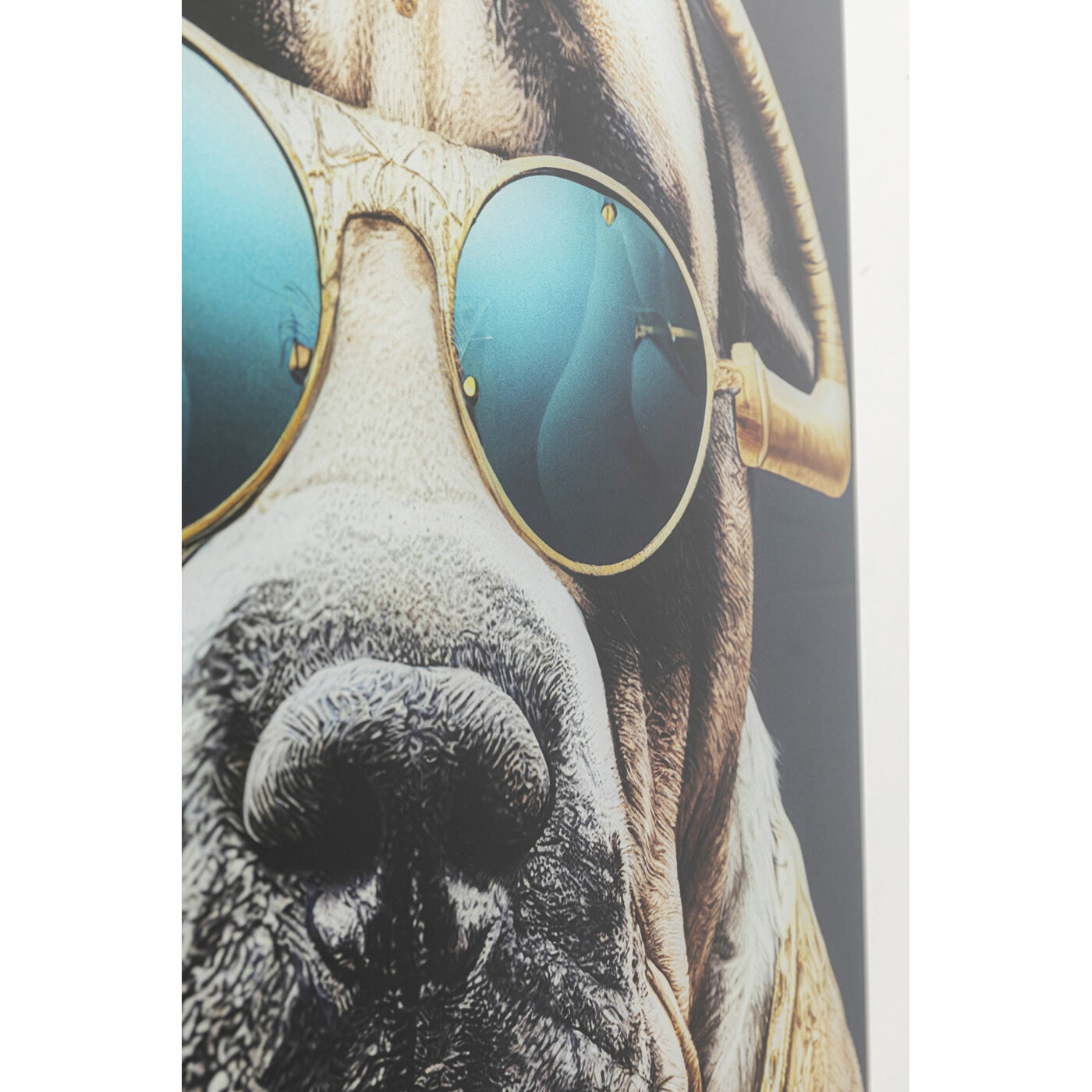 Картина стеклянная Fashion Dog ракурс 3