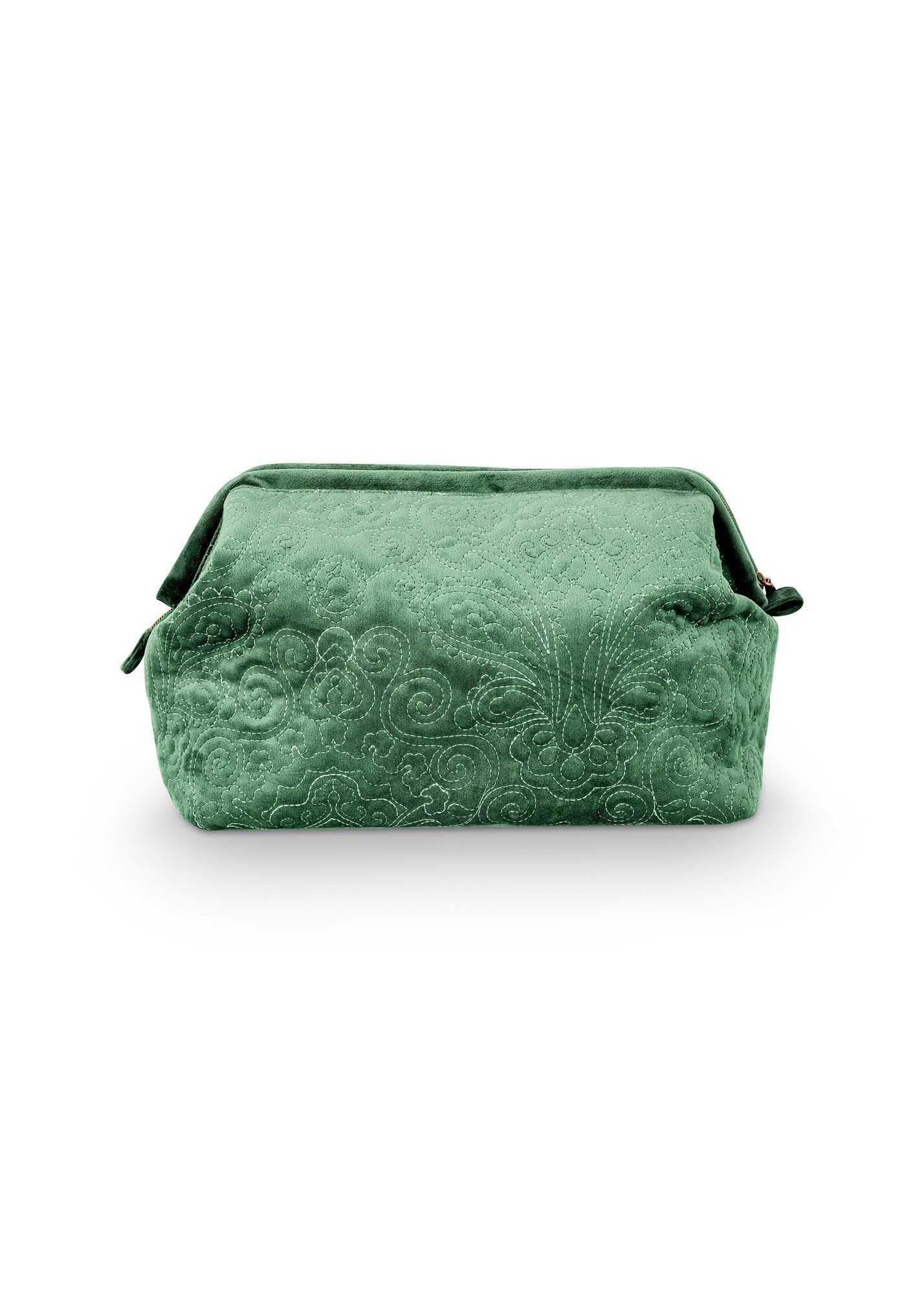 Косметичка XL Velvet Quilted Days Green ракурс 3