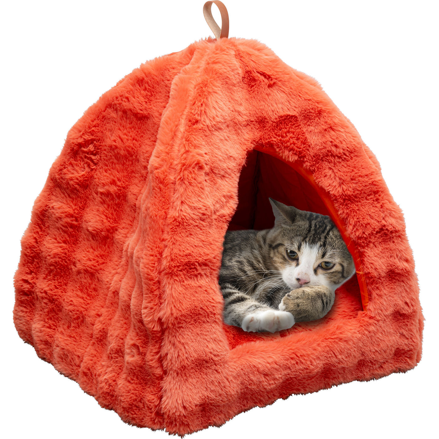 Лежанка для животных Lulu Hut Orange ракурс 2