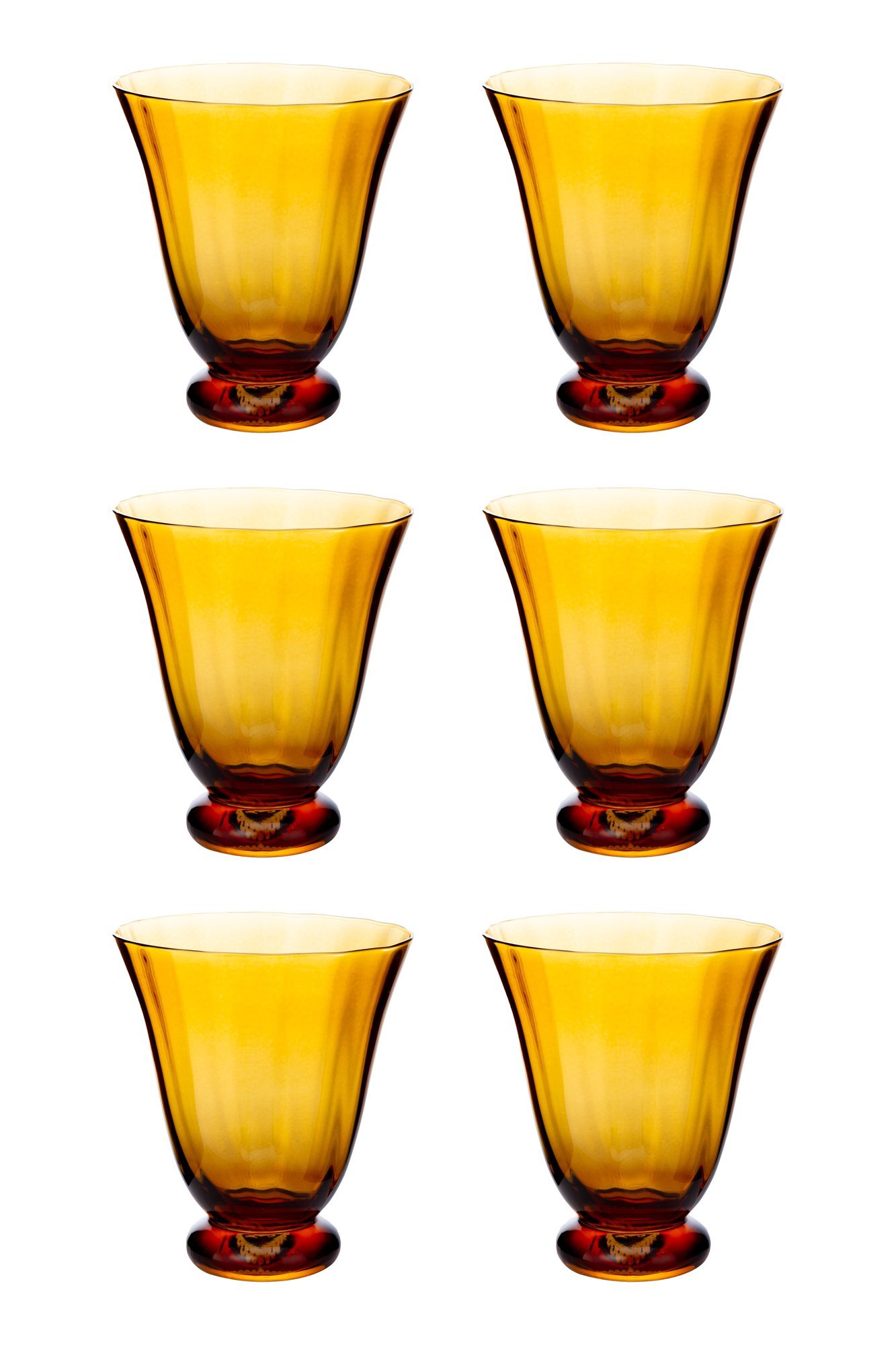 Набор стаканов для воды (6 шт.) Tulip Amber ракурс 2
