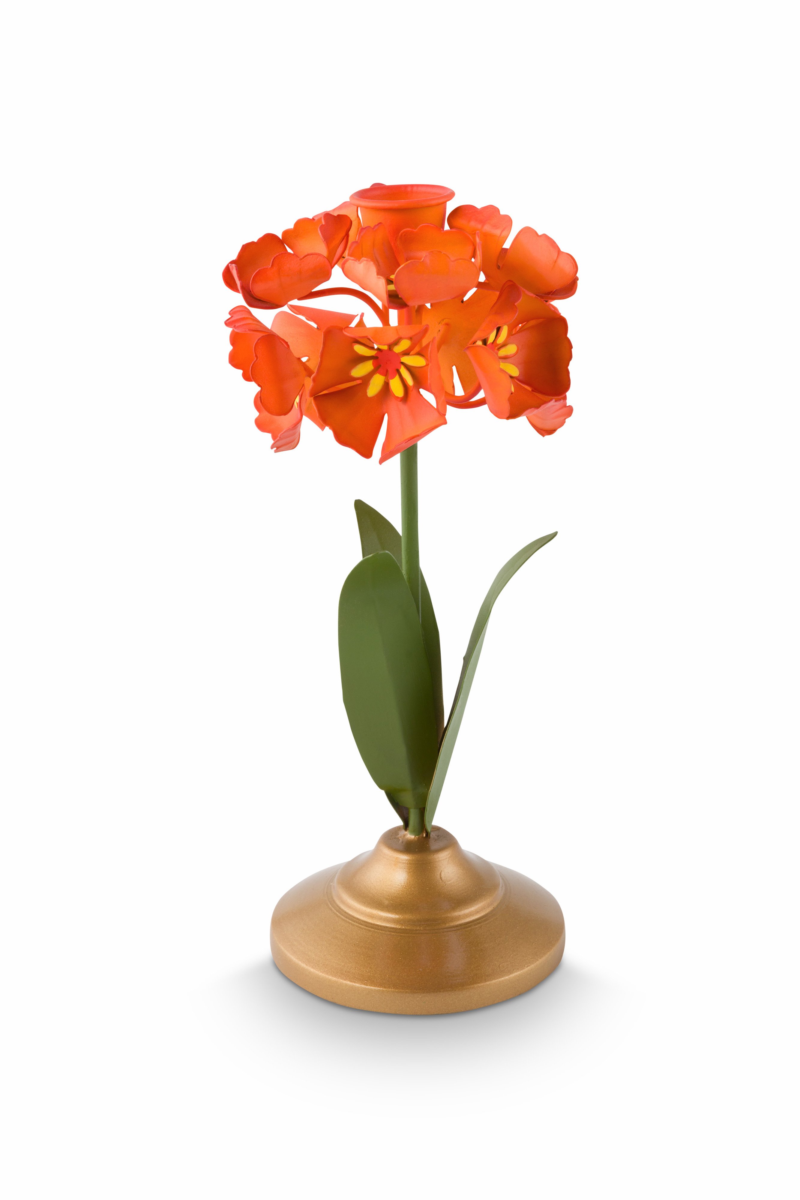 Подсвечник Metal Flower Orange ракурс 3