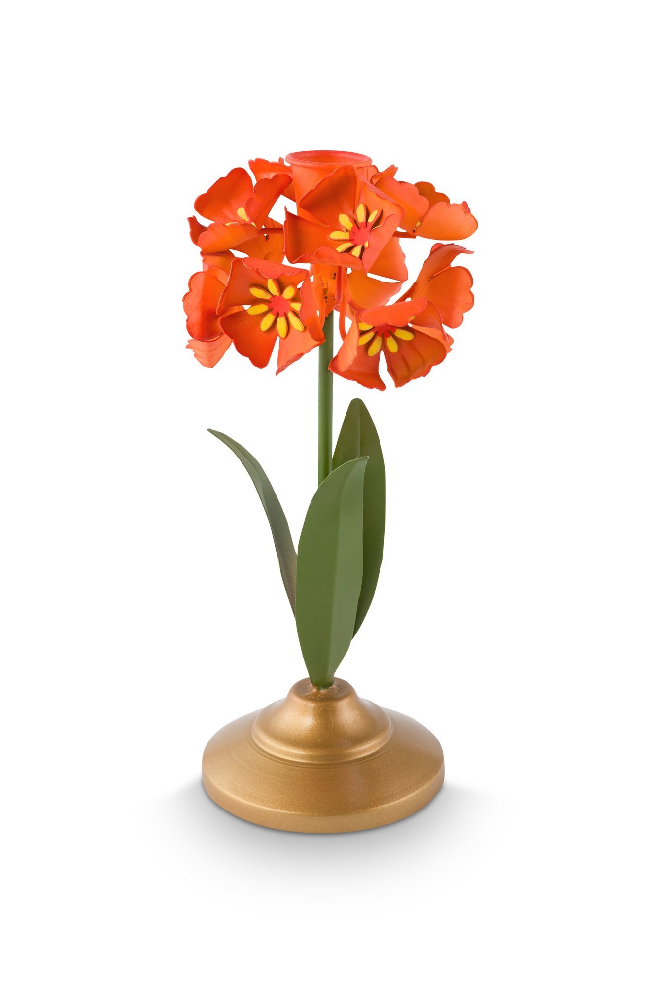 Подсвечник Metal Flower Orange ракурс 2