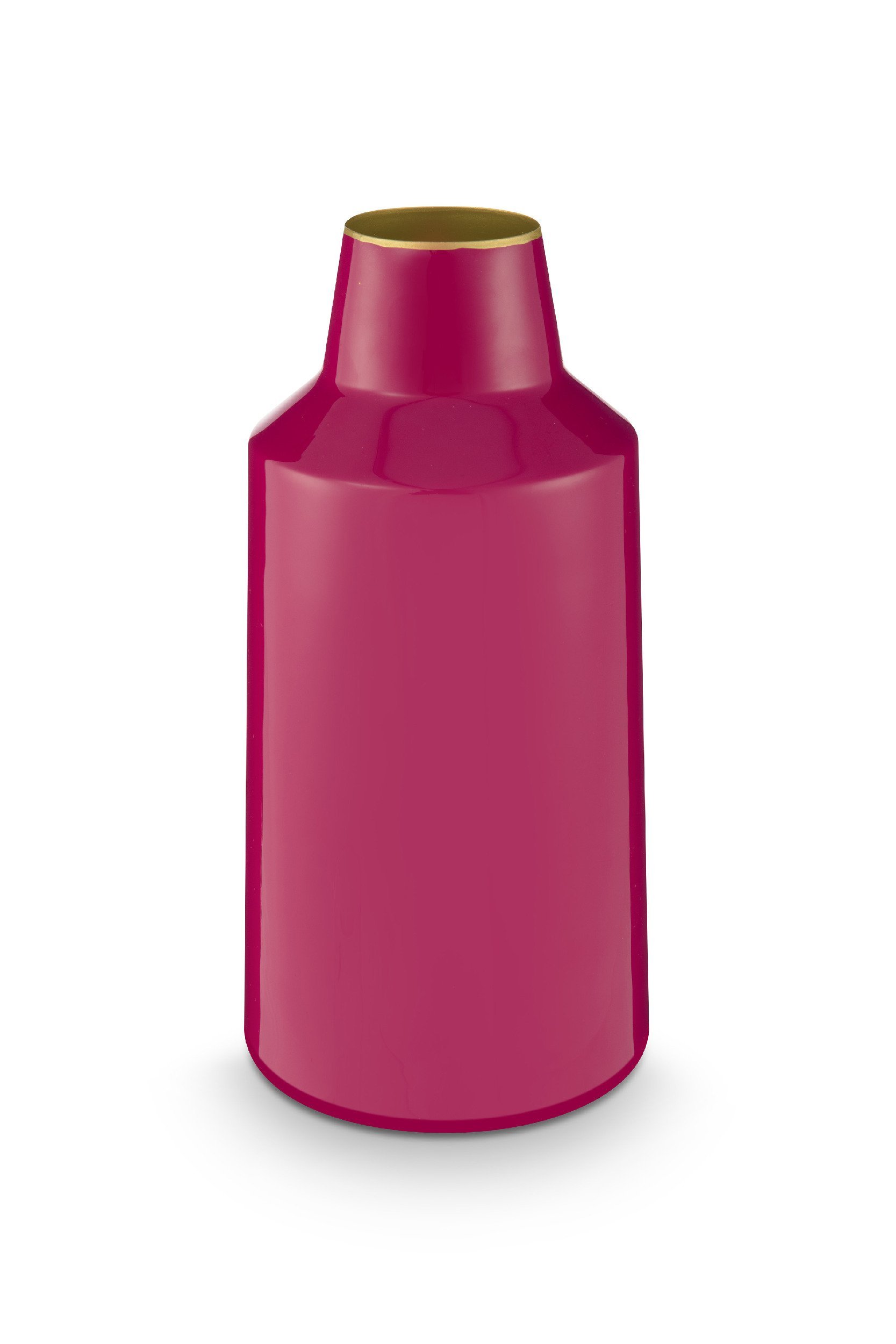 Ваза фигурная Metal Pink, 14х28 см ракурс 2