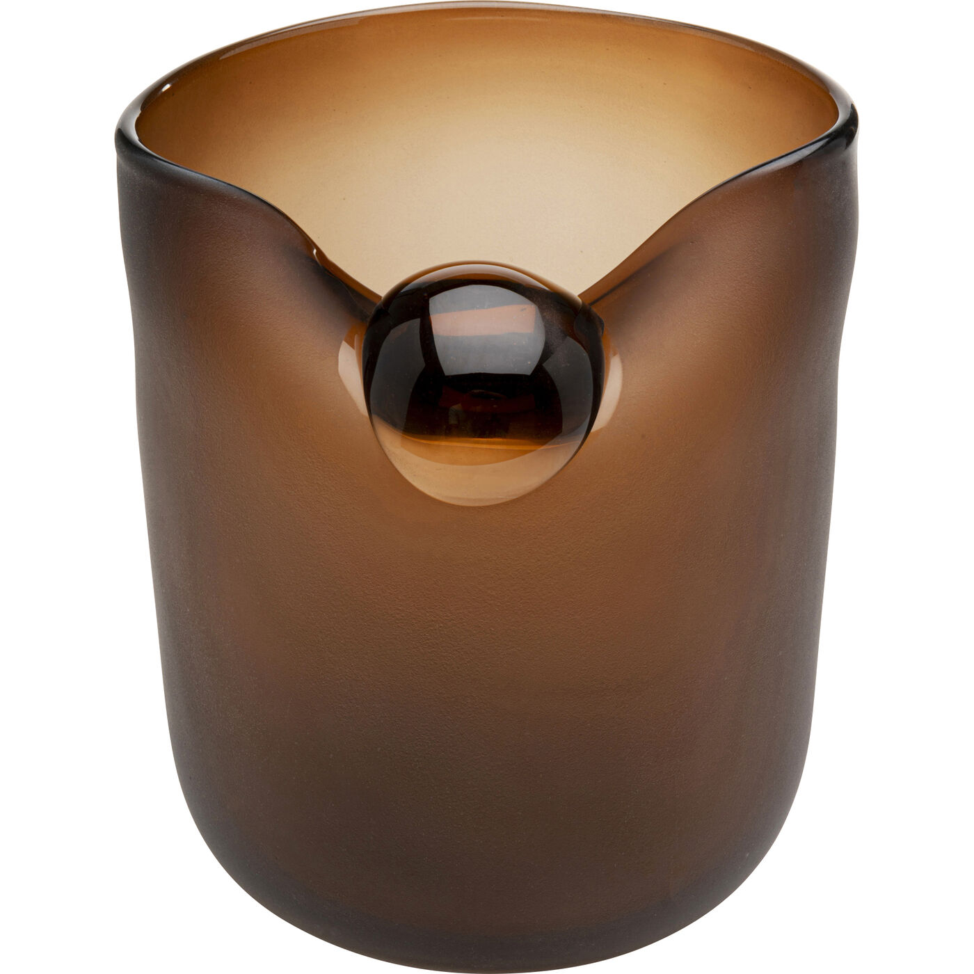 Ваза Buckle Brown, 21 см