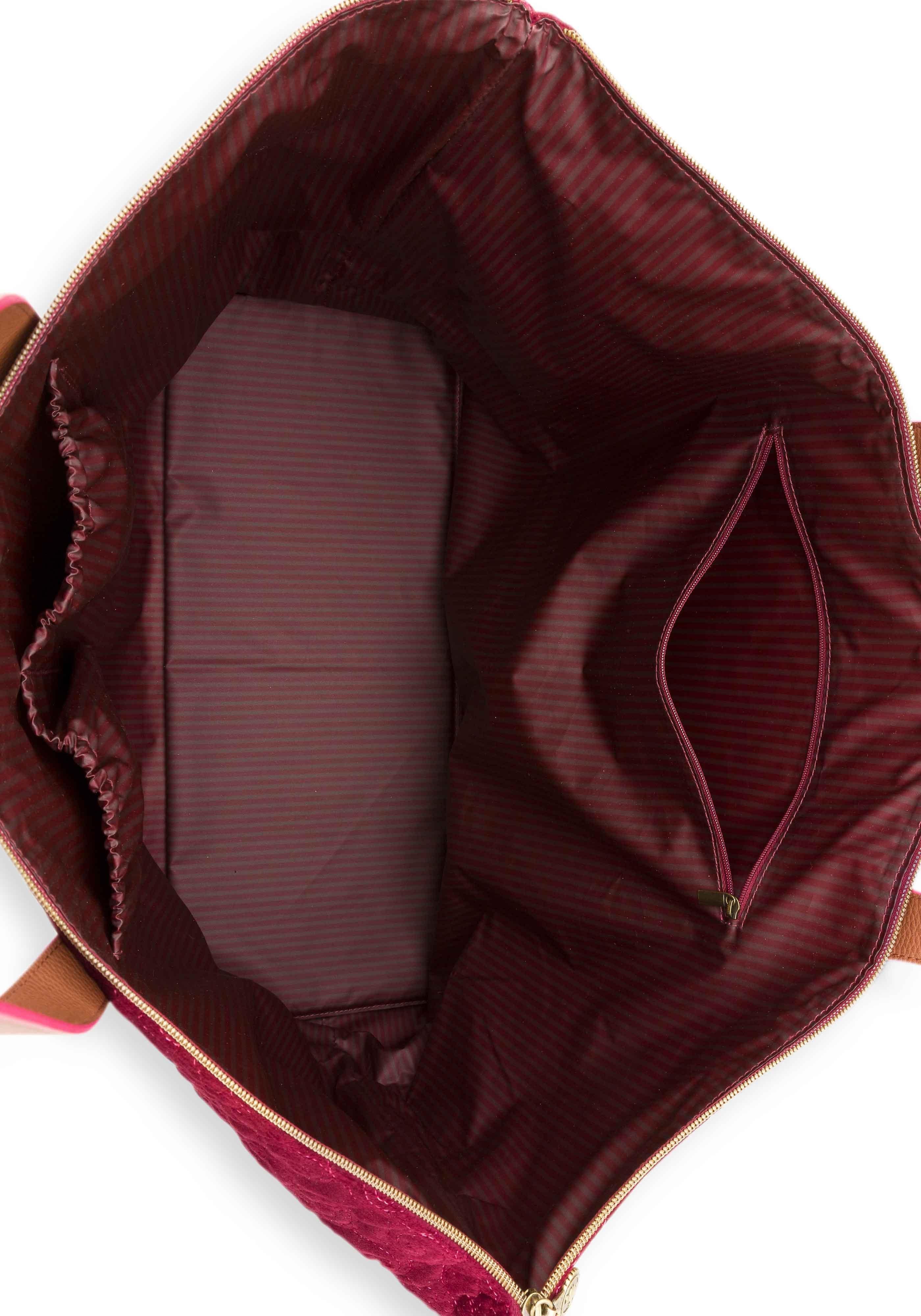 Сумка большая Velvet Quilted Days Red, 17 л, 66х20х44 см