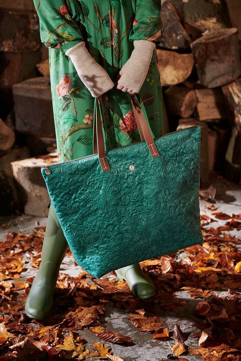 Сумка большая Velvet Quilted Days Green, 17 л ракурс 6