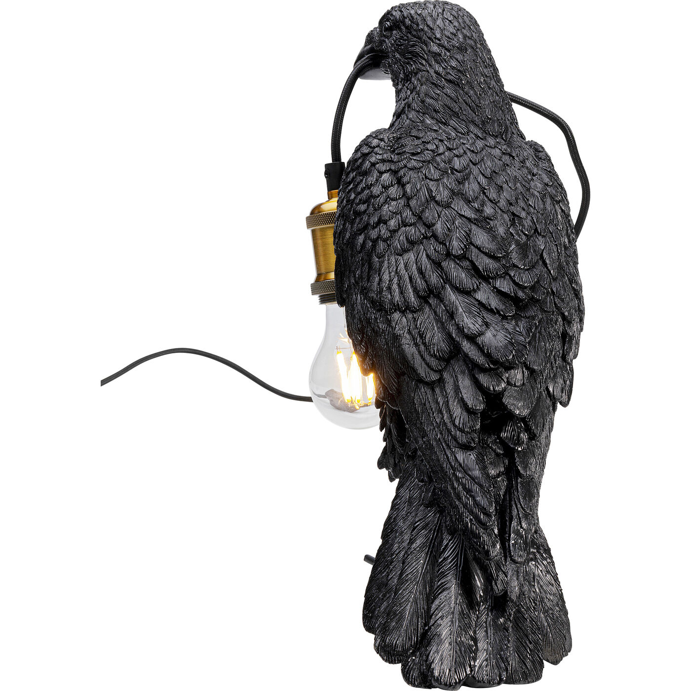 Светильник настольная Ворона Crow Mat Black ракурс 10