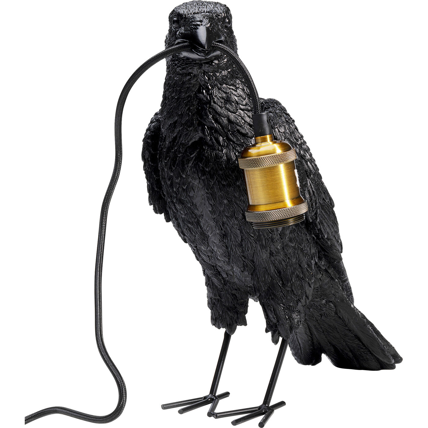 Светильник настольная Ворона Crow Mat Black ракурс 11