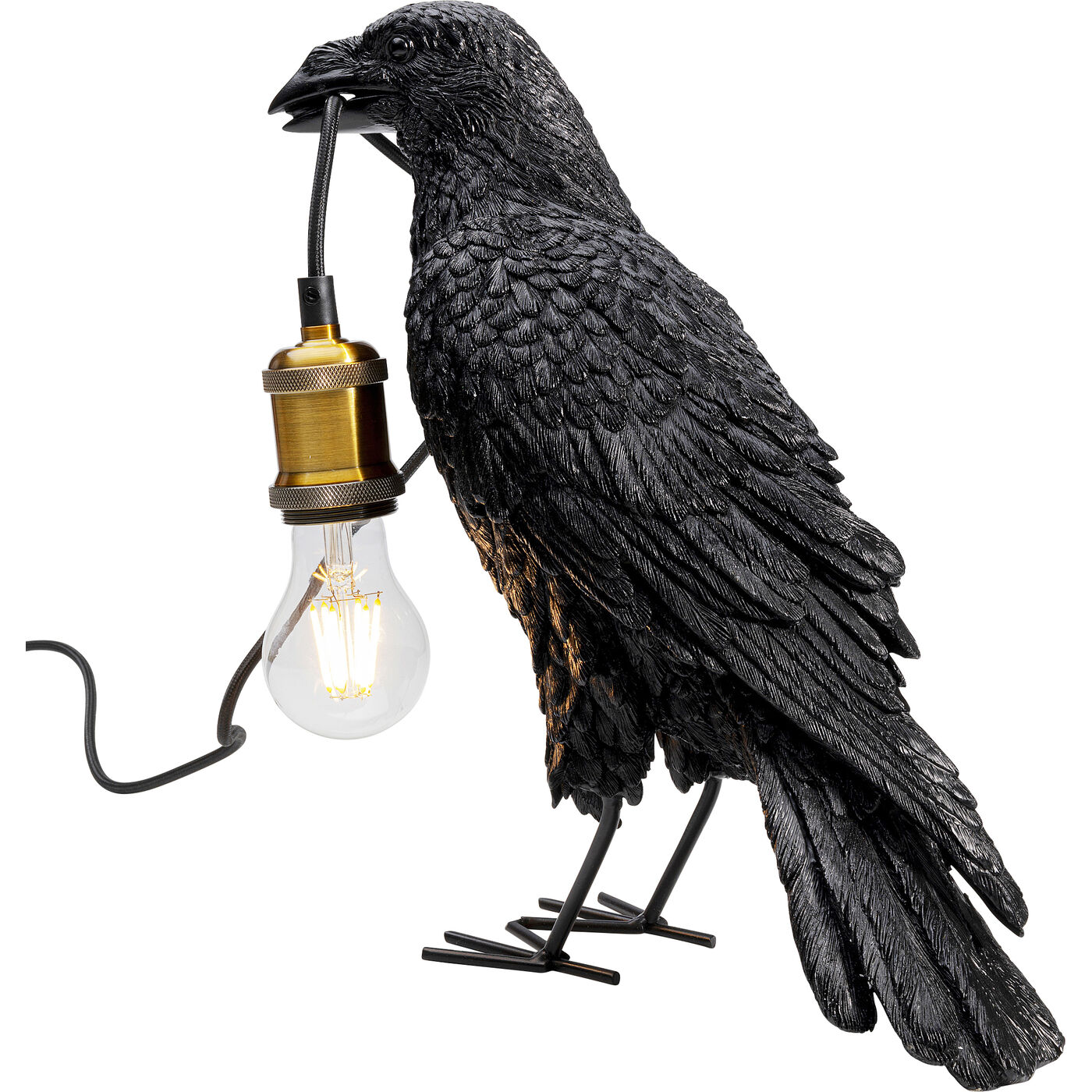 Светильник настольная Ворона Crow Mat Black ракурс 9