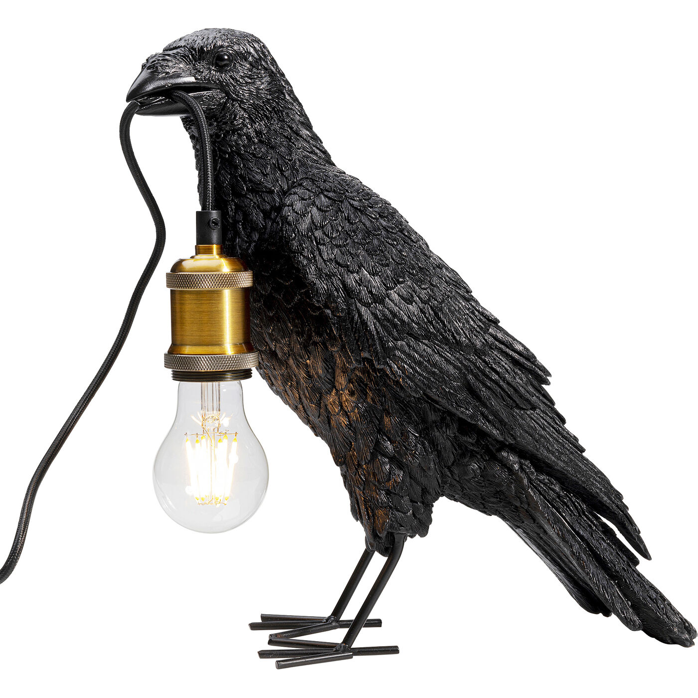 Светильник настольная Ворона Crow Mat Black ракурс 8
