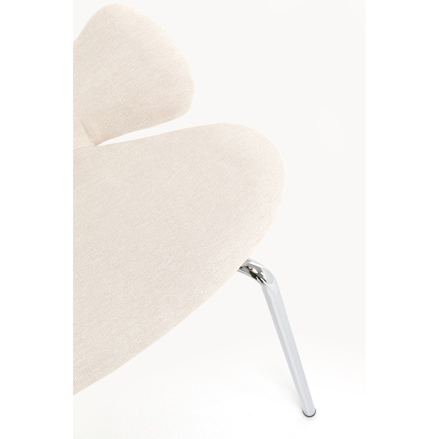 Стул  x Karim Rashid Soft Petal Cream ракурс 4